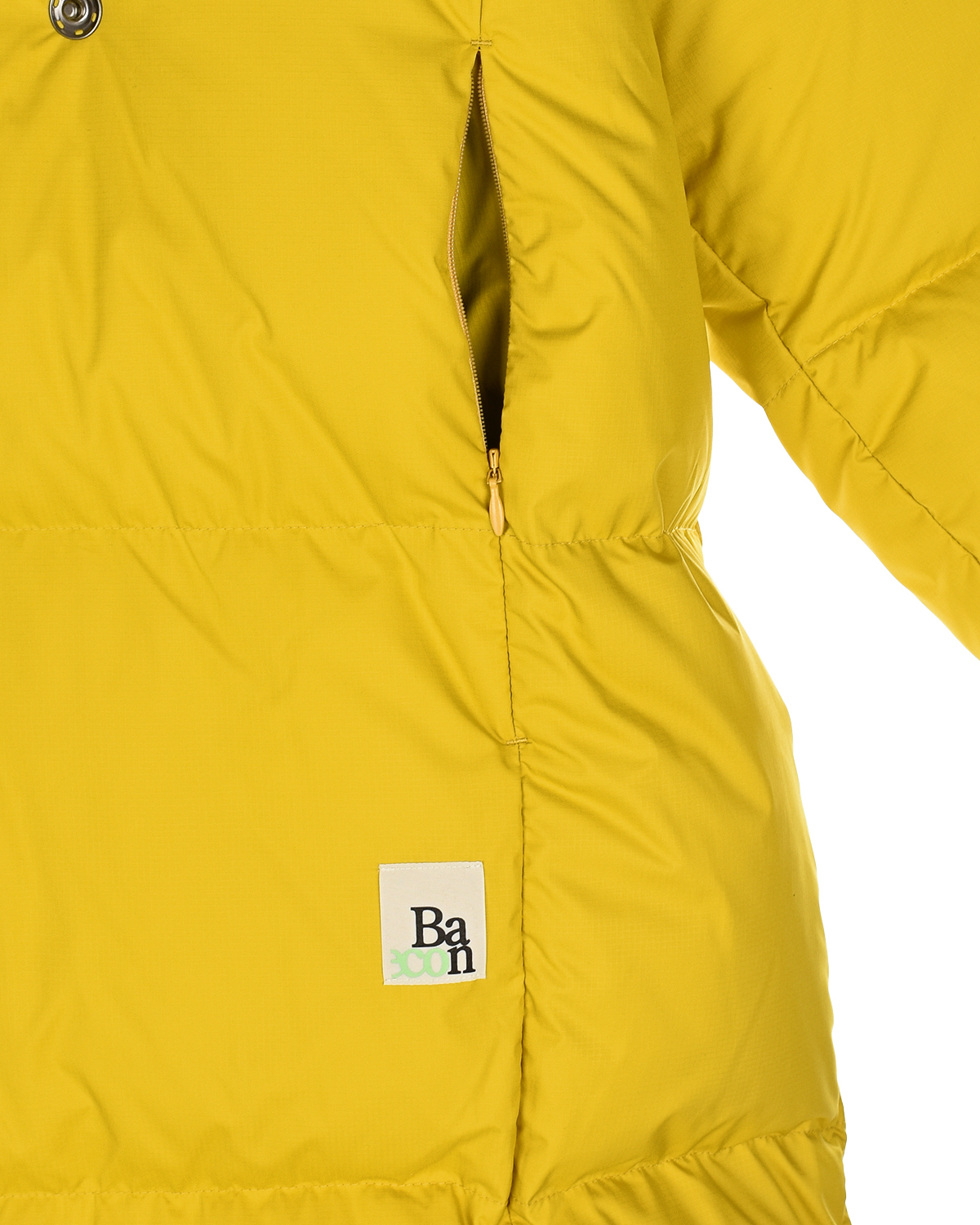Желтая пуховая куртка Bacon, размер 38, цвет желтый - фото 9