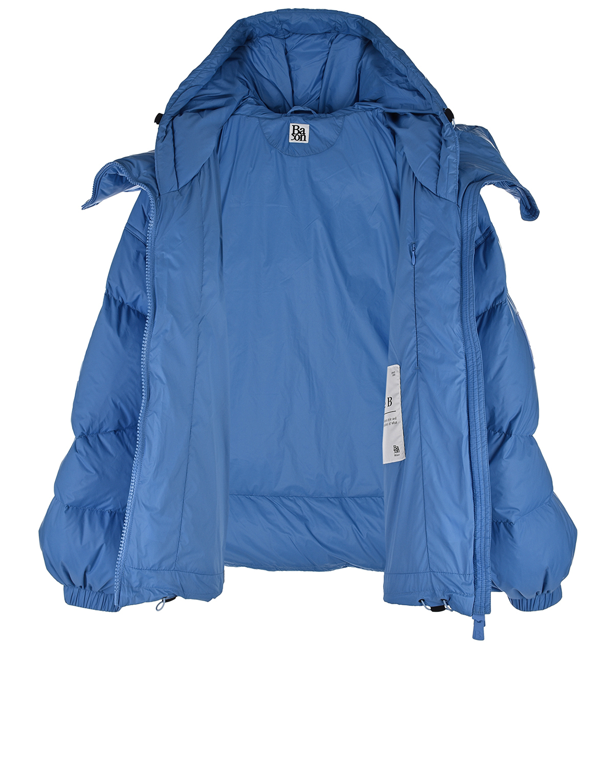 Синяя куртка с высоким воротником Bacon, размер 38, цвет синий - фото 9