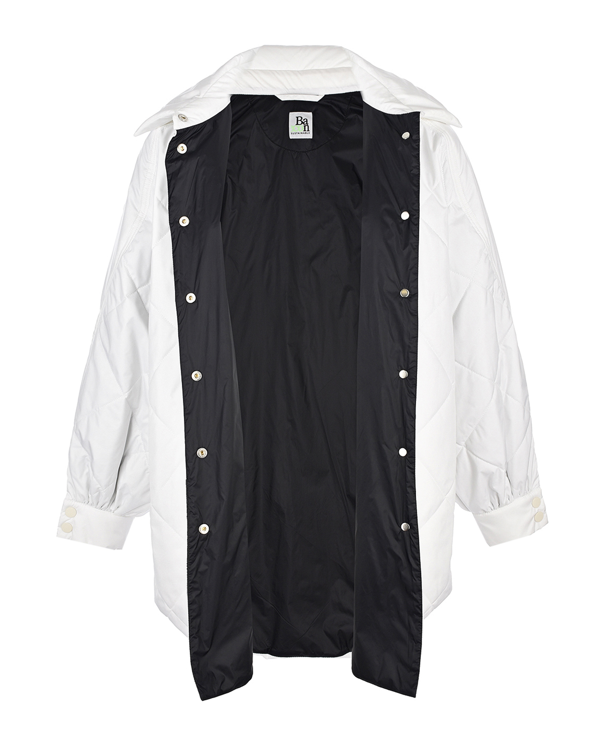 Белая куртка-рубашка Bacon, размер 38, цвет белый - фото 5