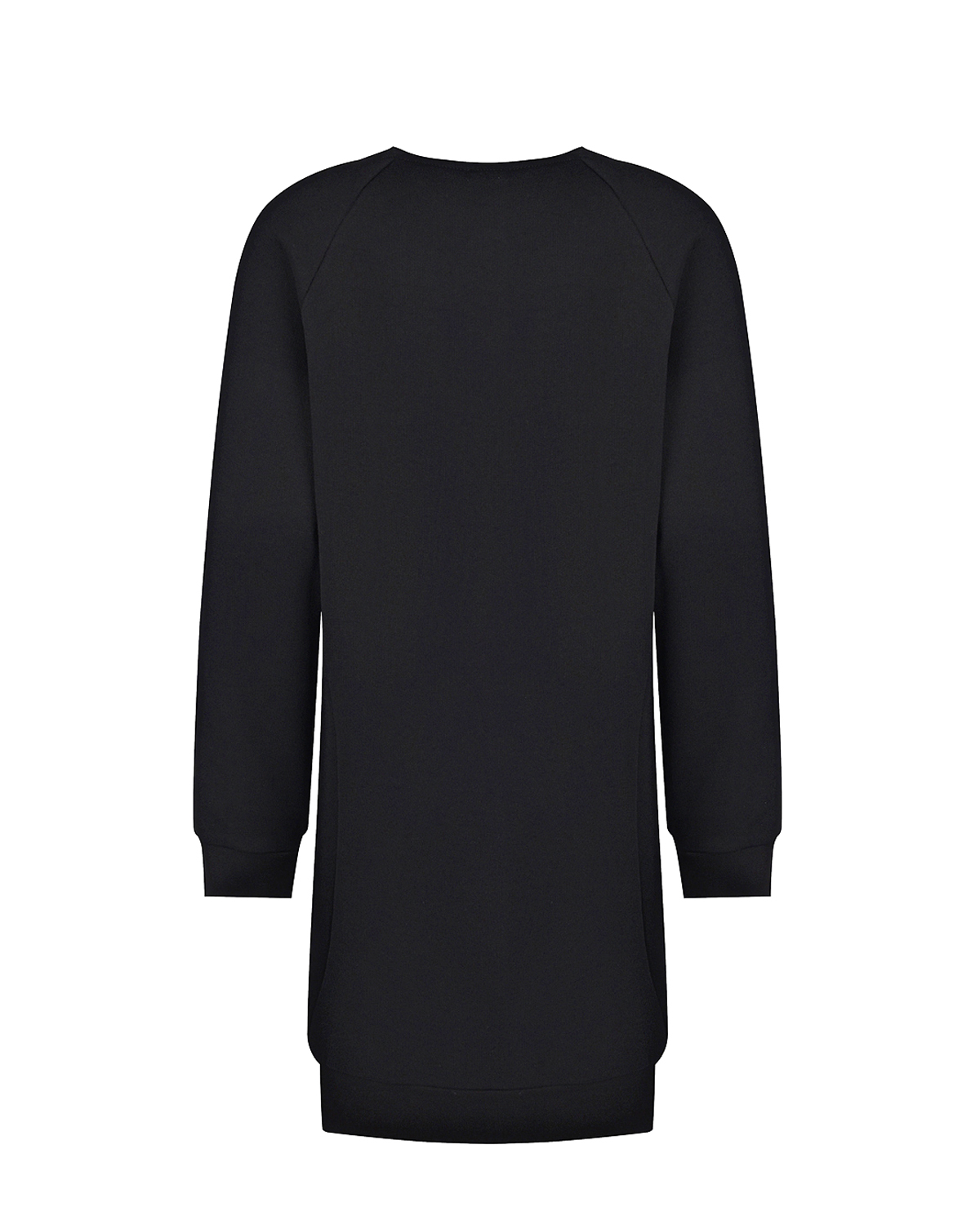 Черное трикотажное платье Balmain детское, размер 152, цвет черный - фото 2