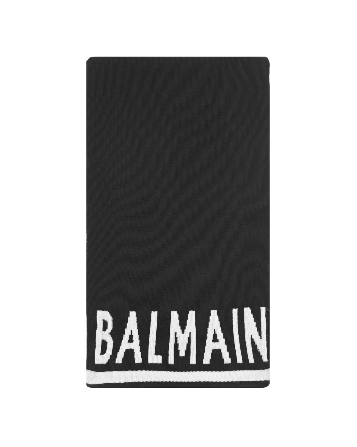 Черный шарф с логотипом Balmain детский, размер 3 - фото 2