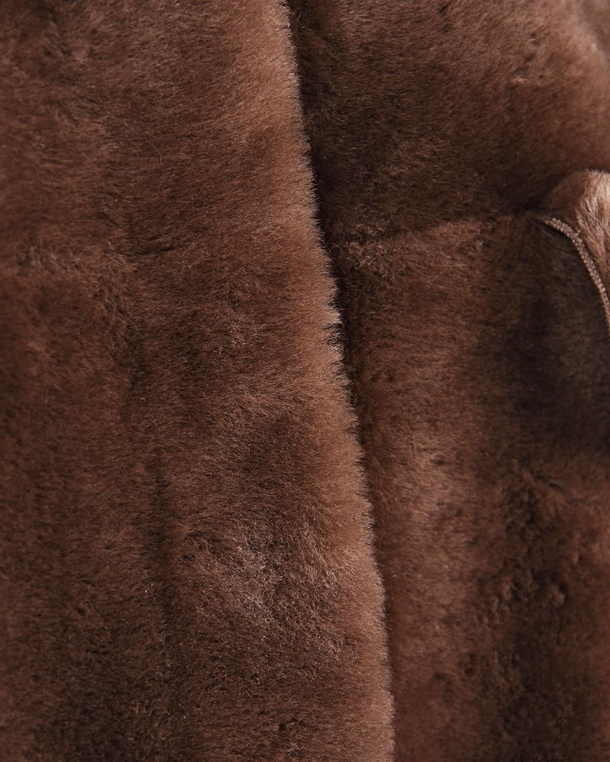 Двухстороннее пальто-дубленка Blancha, размер 42, цвет коричневый - фото 6
