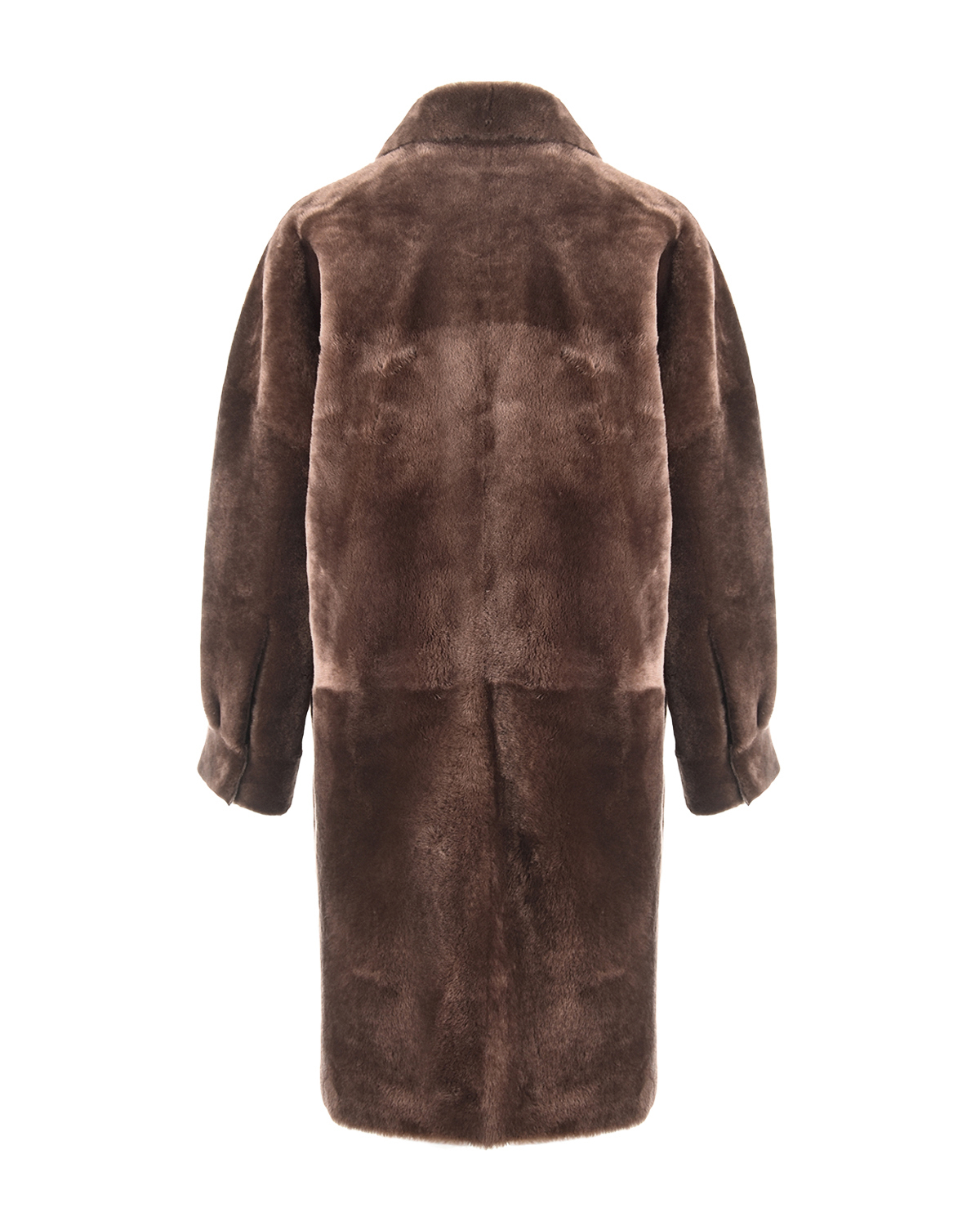 Двухстороннее пальто-дубленка Blancha, размер 42, цвет коричневый - фото 3