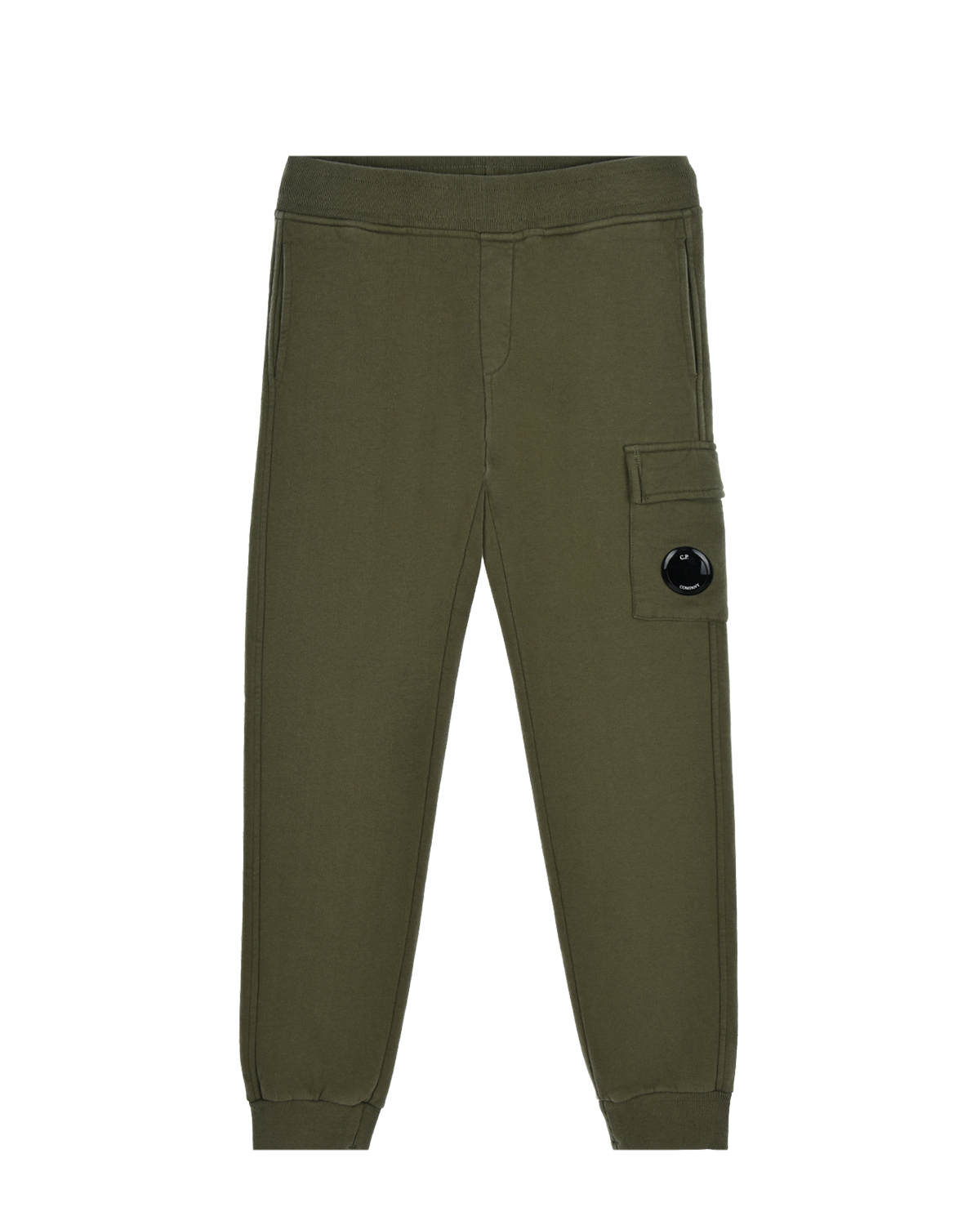 Спортивные брюки цвета хаки CP Company детские, размер 140 - фото 1