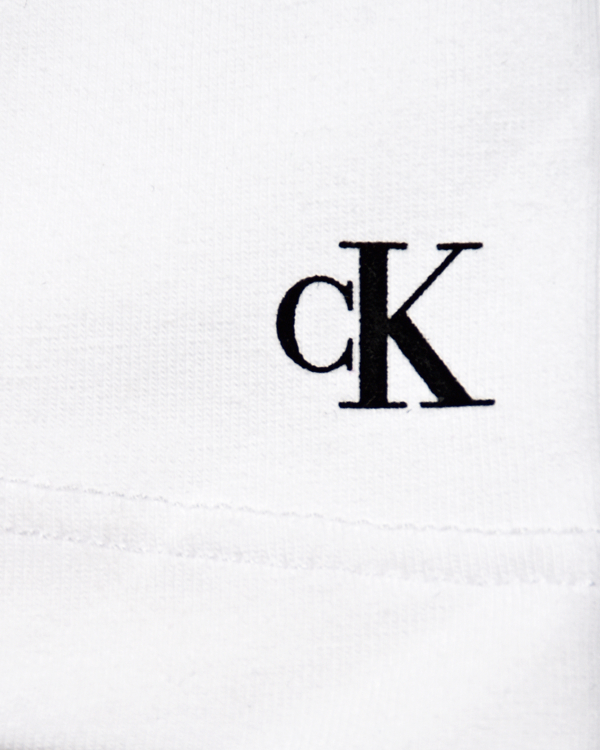 Белая толстовка с логотипом на горловине Calvin Klein детская, размер 152, цвет белый - фото 3