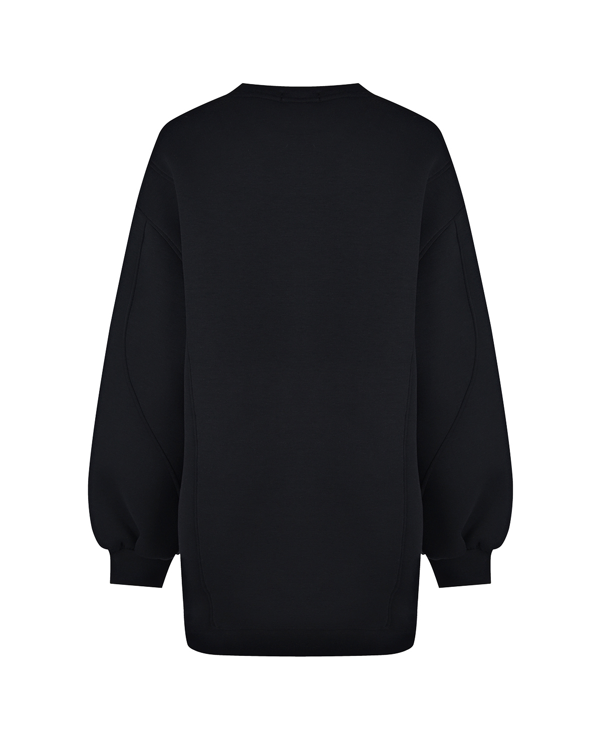 Платье-толстовка с зеркальным лого Calvin Klein детское, размер 164, цвет черный - фото 2