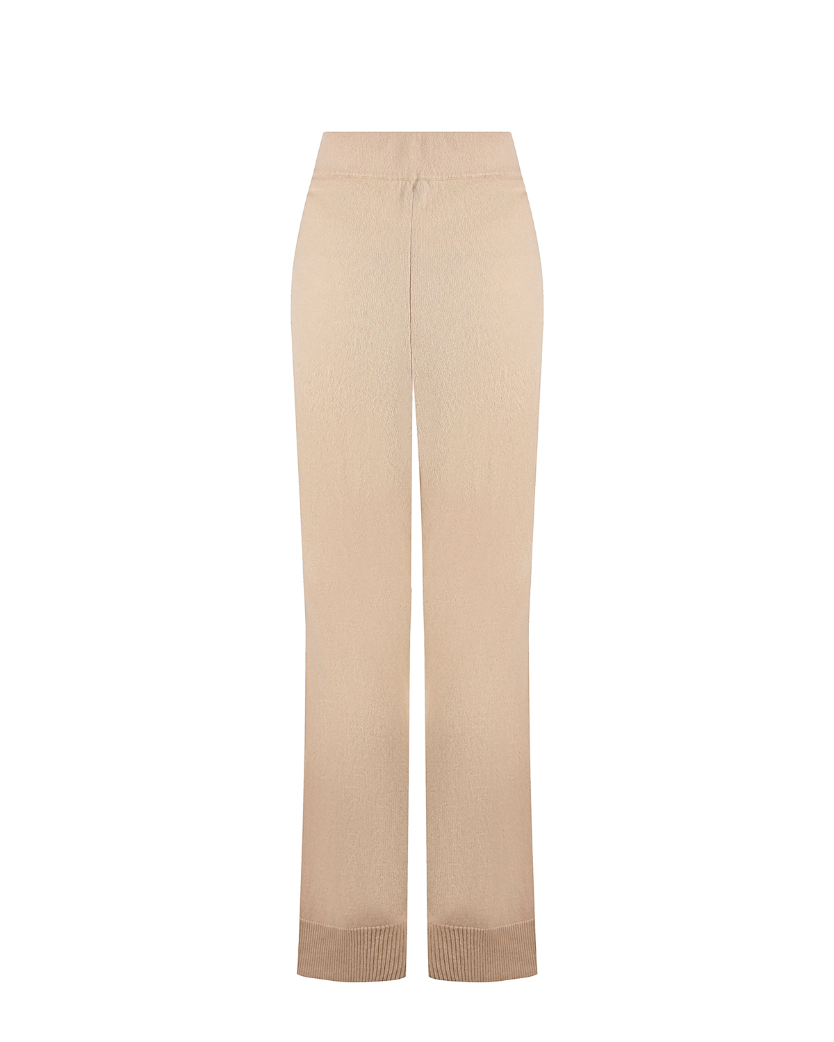 Бежевые брюки из кашемира FTC Cashmere, размер 40, цвет бежевый - фото 2
