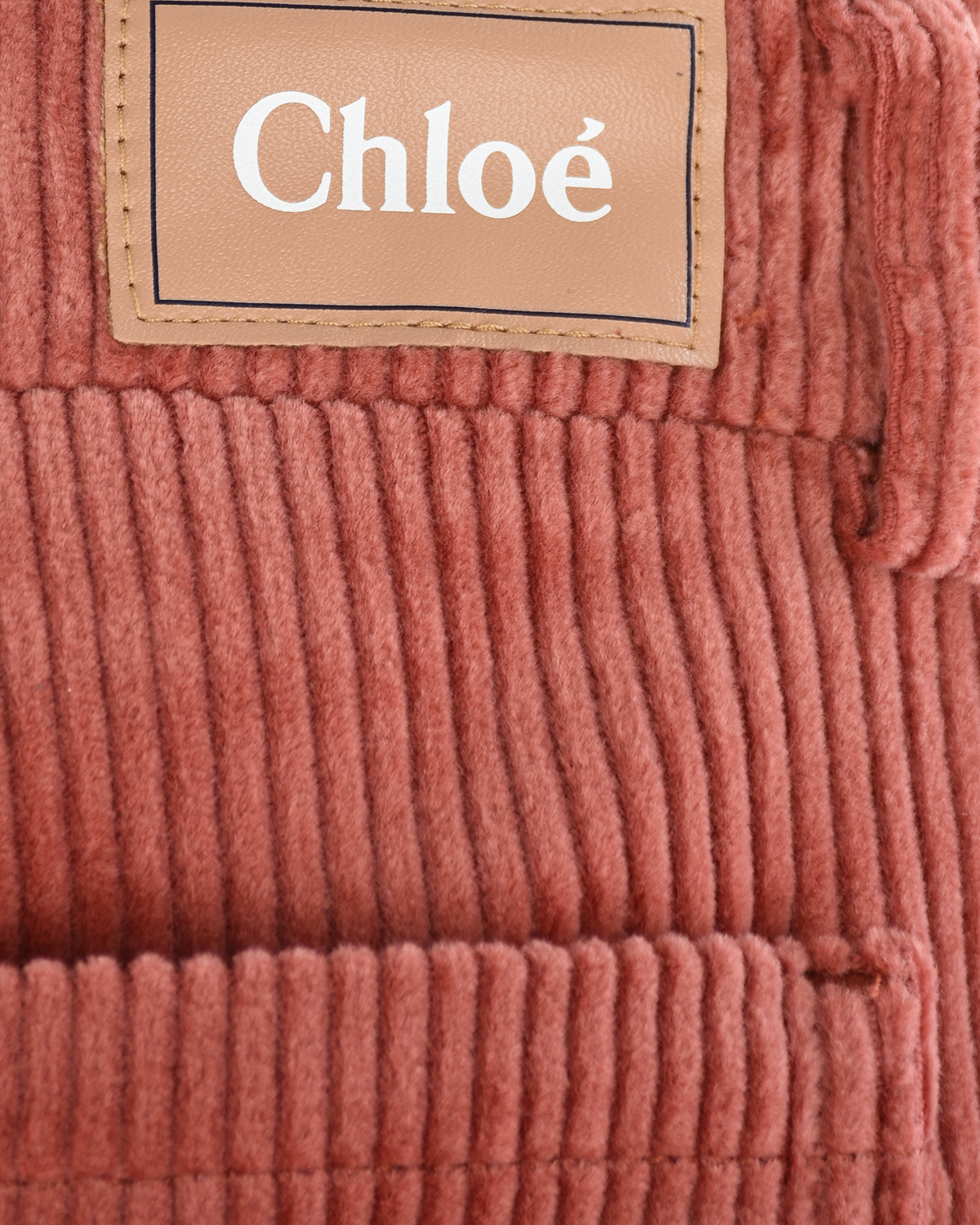 Розовые вельветовые брюки Chloe детские, размер 104, цвет розовый - фото 4