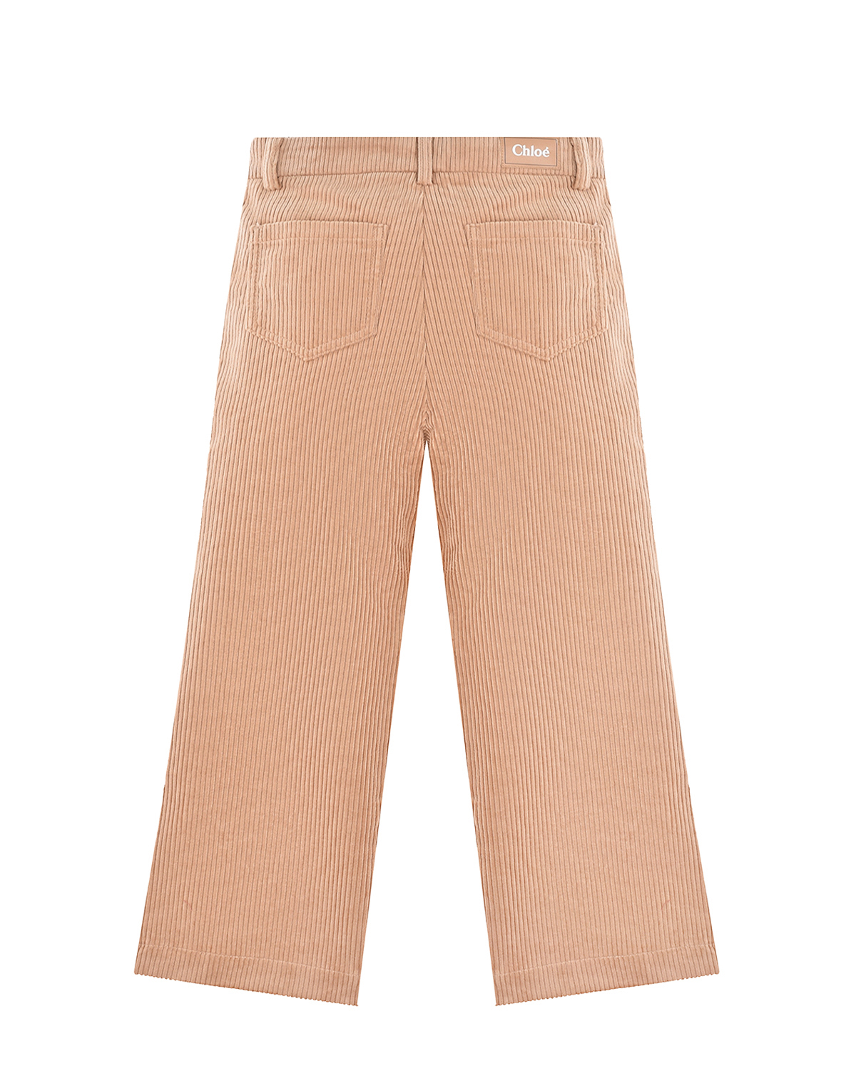 Бежевые вельветовые брюки Chloe детские, размер 140, цвет бежевый - фото 2