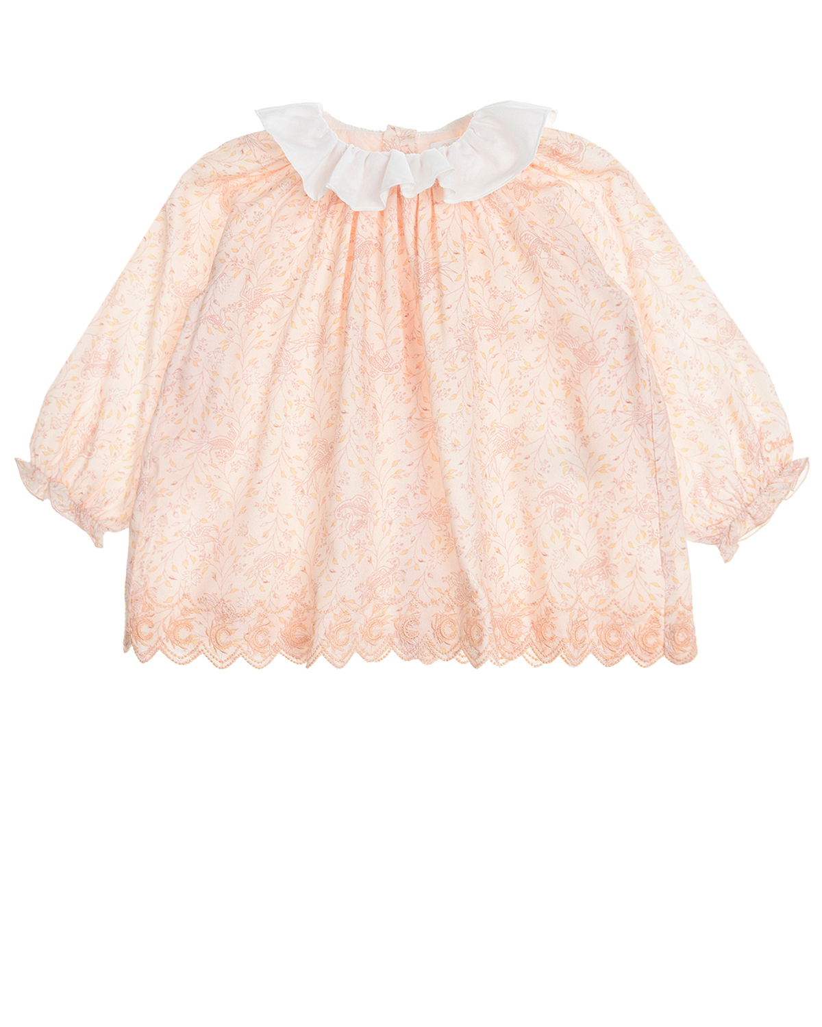 Комплект: блуза и брюки Chloe детский, размер 80, цвет бежевый - фото 2
