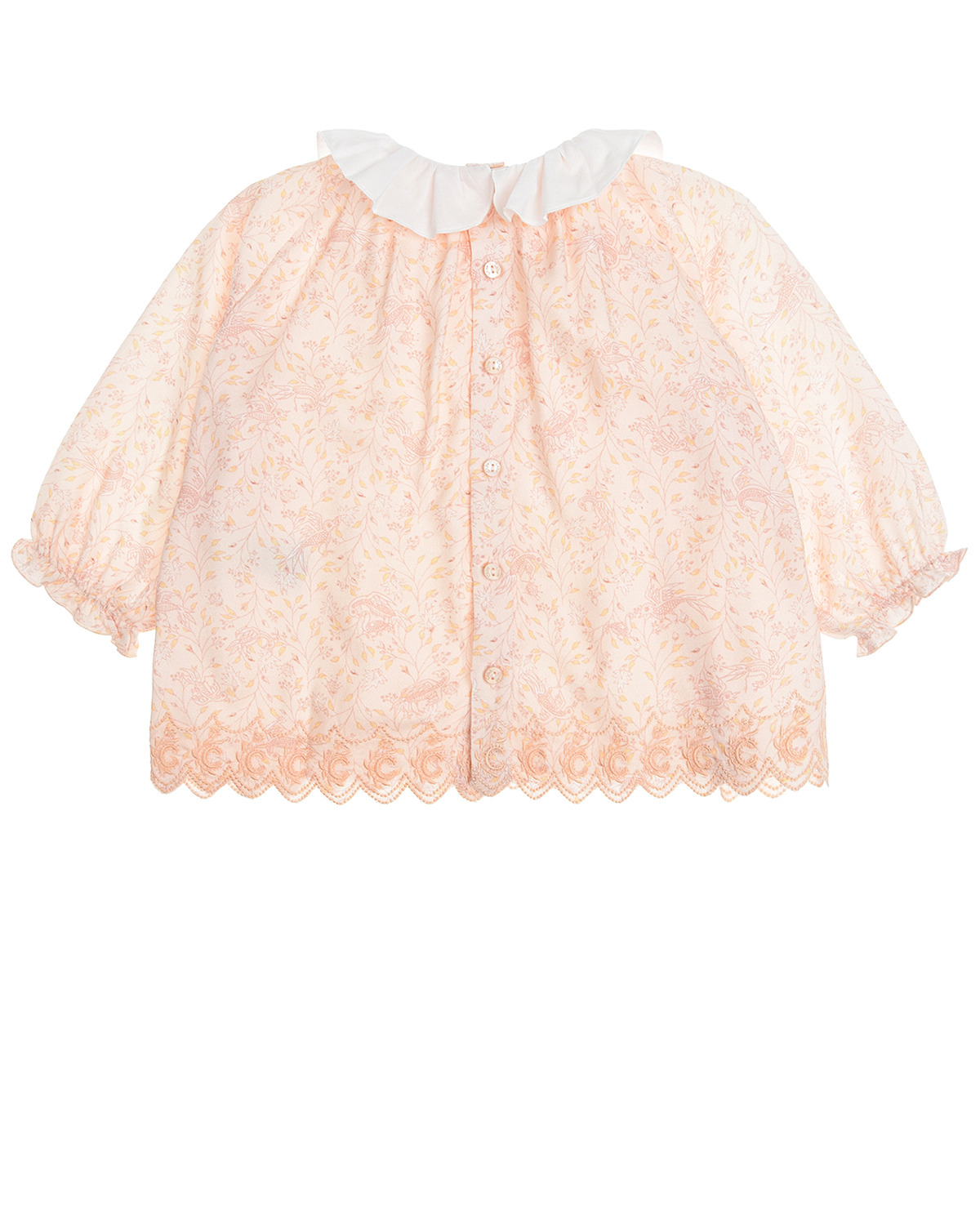 Комплект: блуза и брюки Chloe детский, размер 80, цвет бежевый - фото 3