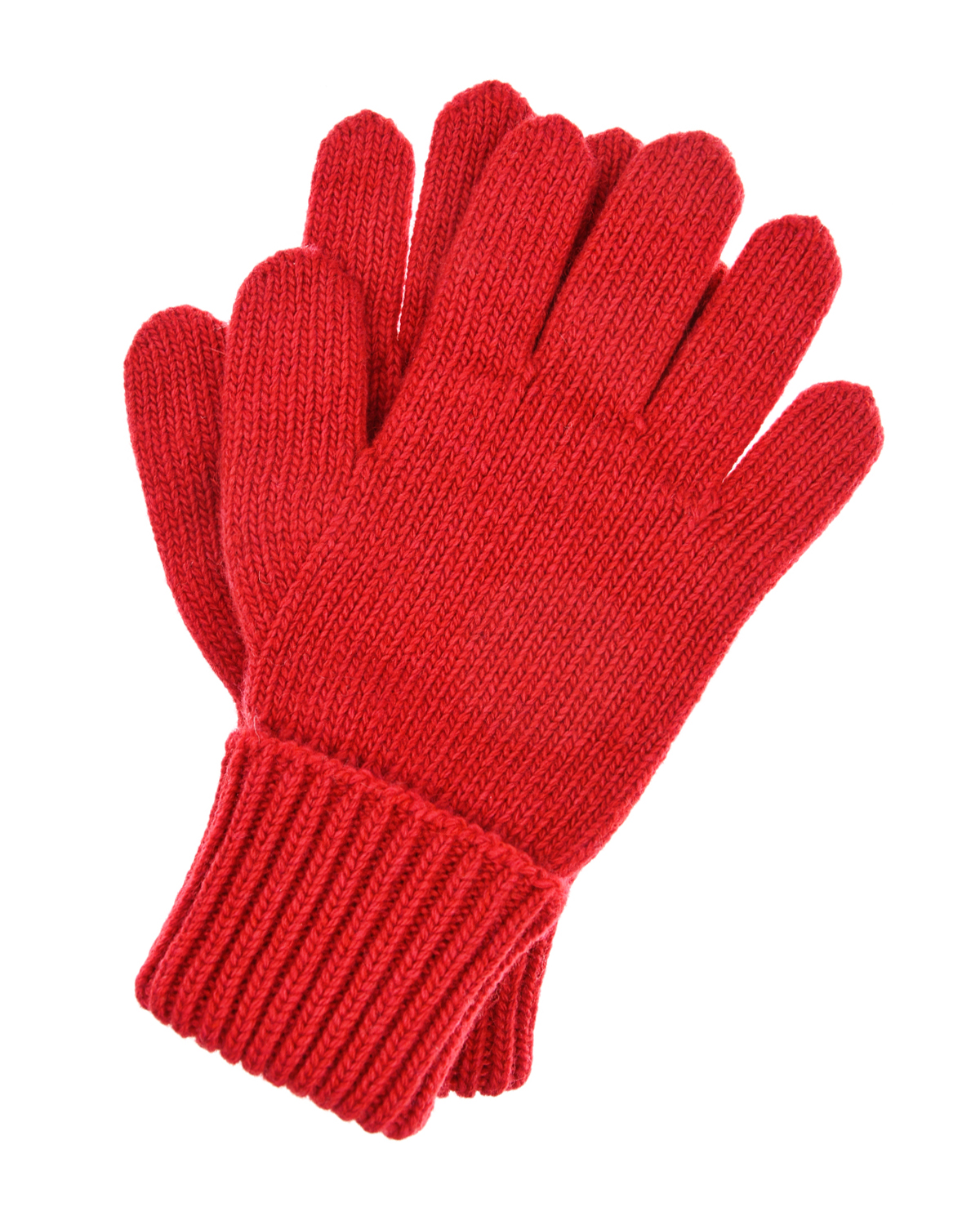 Удлиненные красные перчатки Chobi детские, размер 3, цвет красный