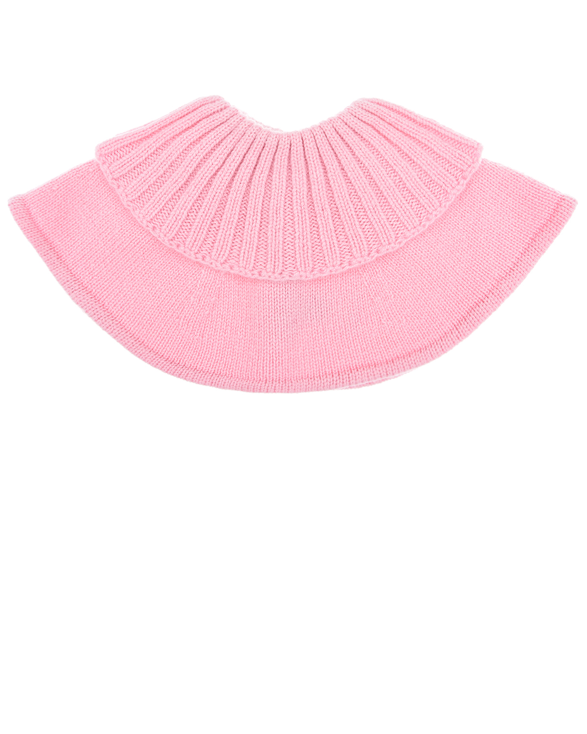 Розовый шарф-ворот из кашемира Chobi детский, размер 48/50
