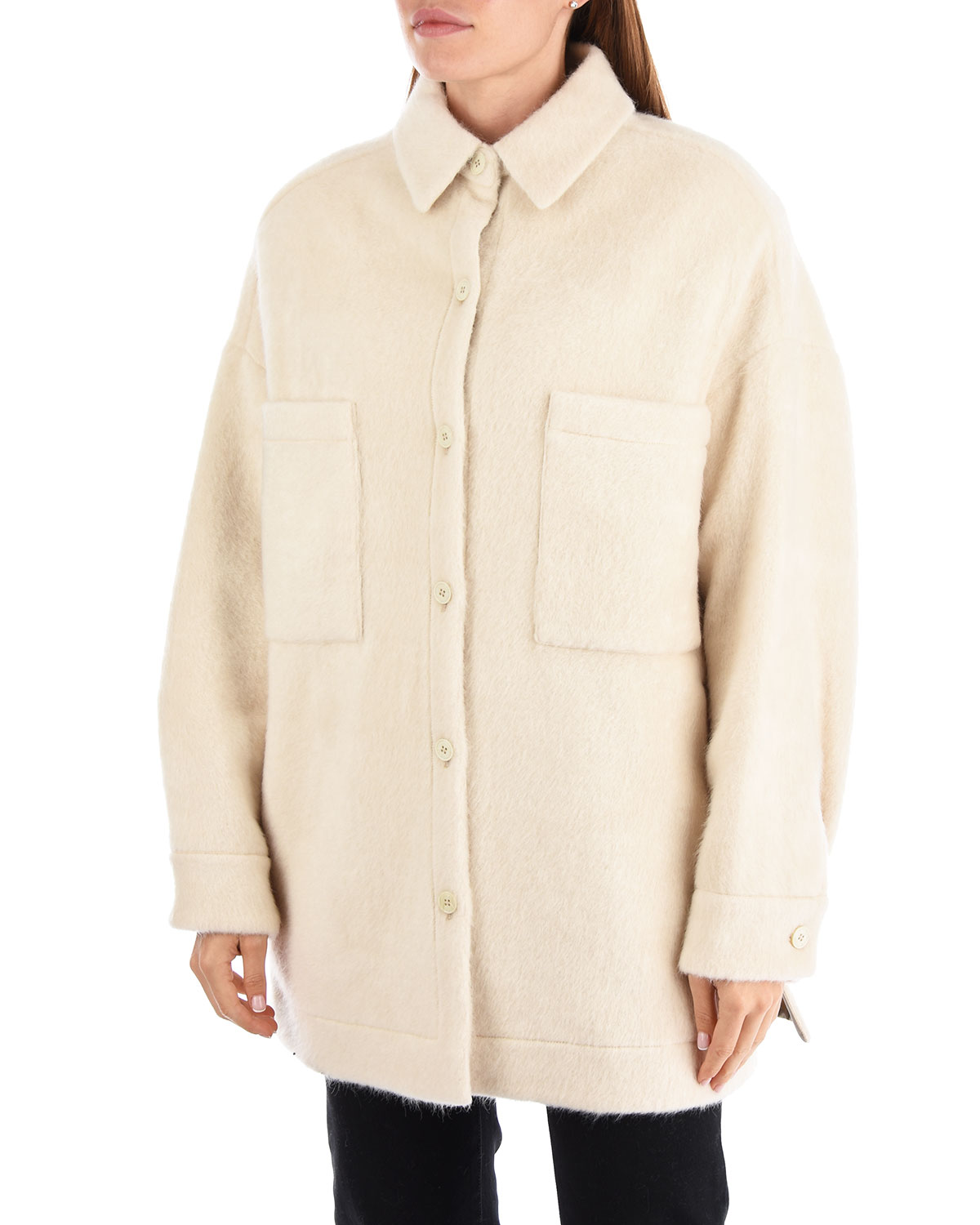 Куртка молочного цвета с вышивкой Forte dei Marmi Couture, размер 44 - фото 8