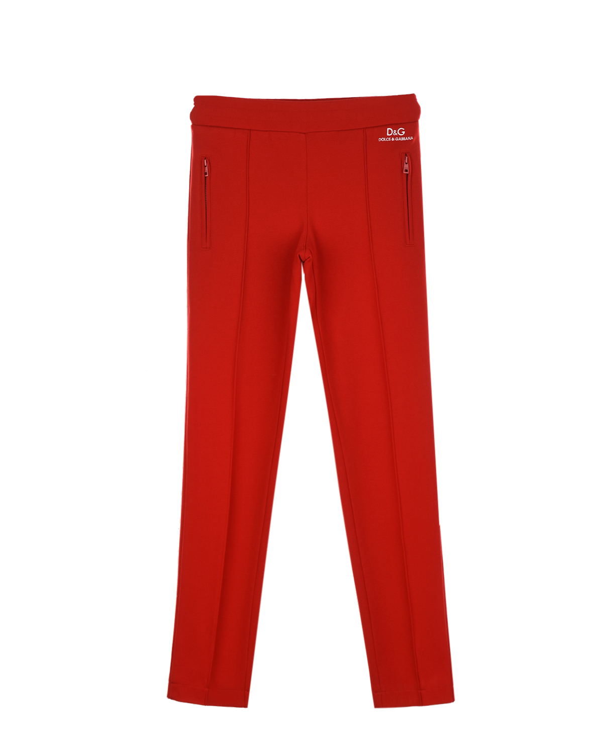 Красные брюки со стрелками Dolce&Gabbana детские