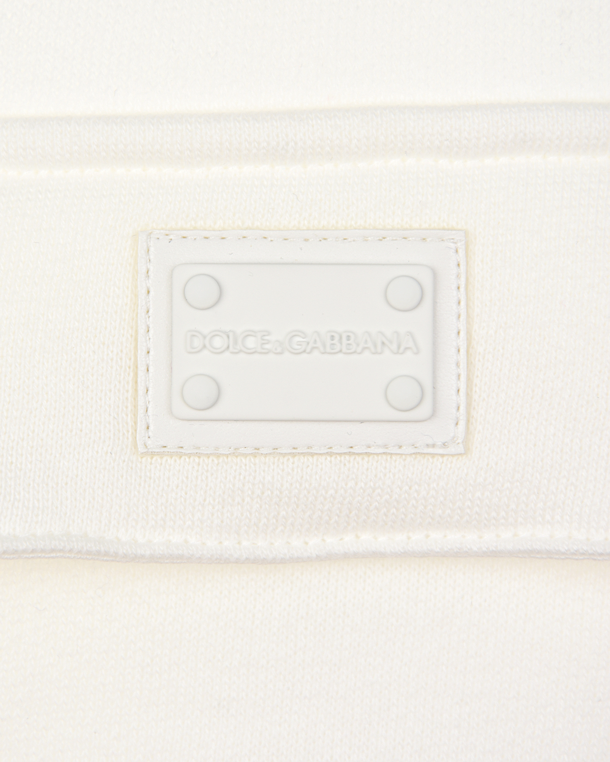 Белая толстовка-худи Dolce&Gabbana детская, размер 110, цвет белый - фото 3