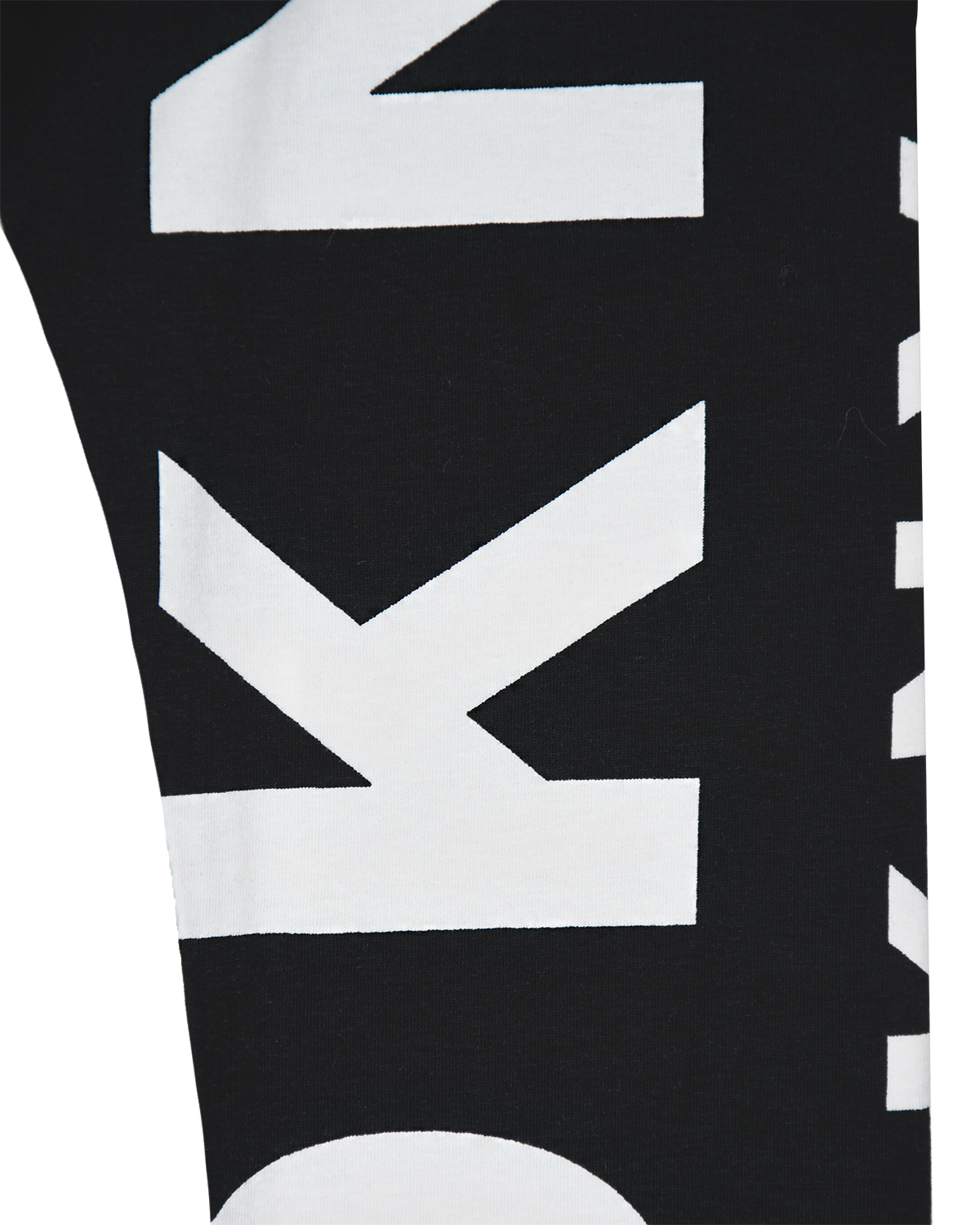 Черные леггинсы с белым логотипом DKNY детские, размер 140, цвет черный - фото 3