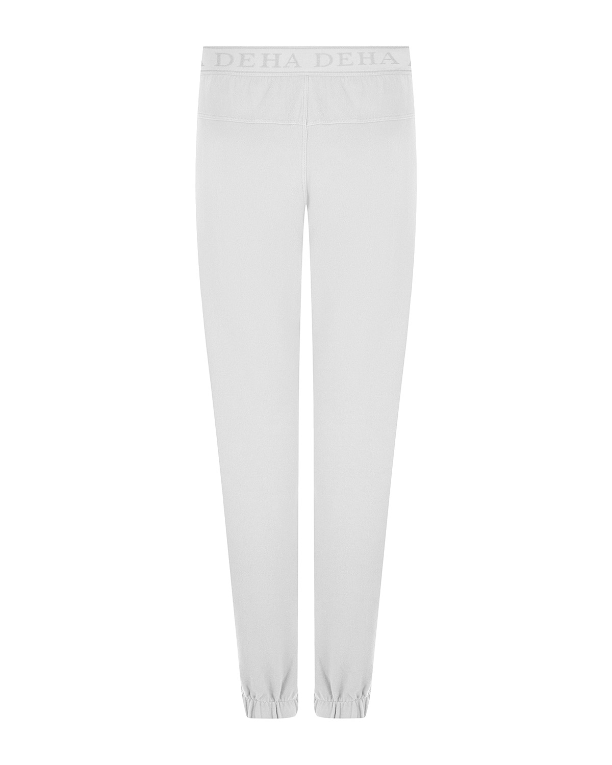 Серые комбинированные брюки Deha, размер 40, цвет белый - фото 2