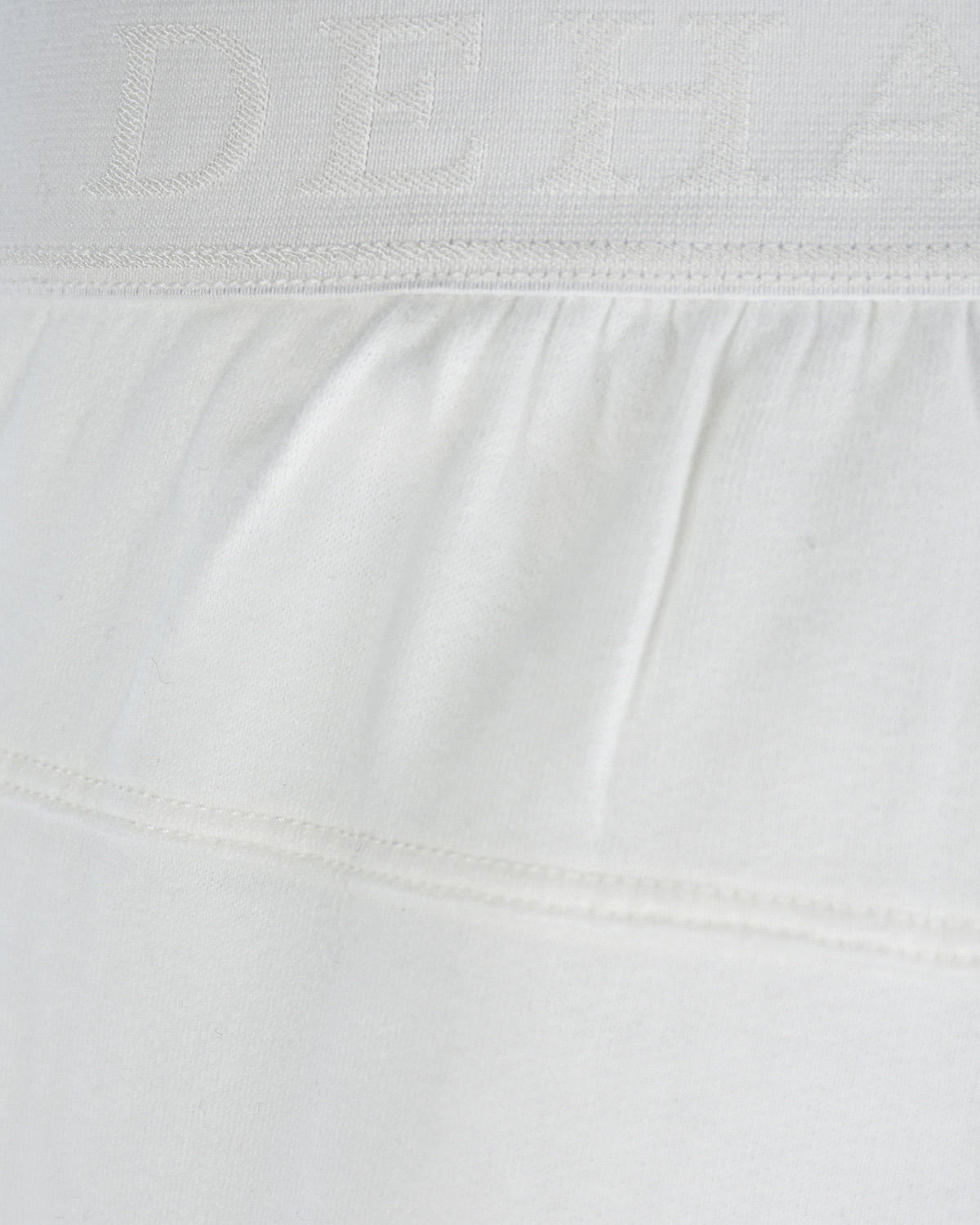 Серые комбинированные брюки Deha, размер 40, цвет белый - фото 4