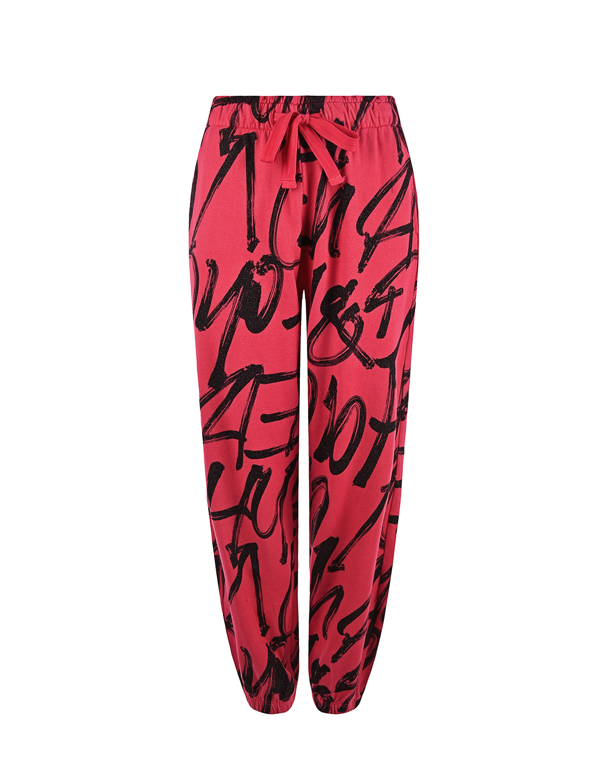 Розовые спортивные брюки с принтом "Граффити" Deha, размер 42, цвет розовый - фото 1