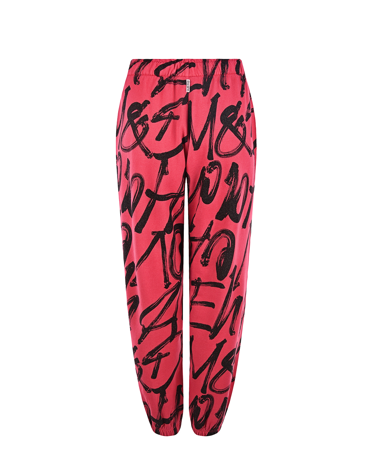 Розовые спортивные брюки с принтом "Граффити" Deha, размер 42, цвет розовый - фото 2