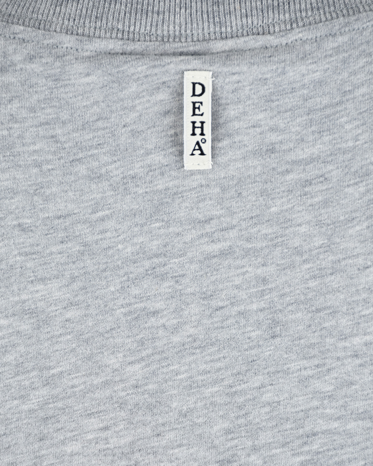 Серая футболка с леопардовым принтом Deha, размер 40, цвет серый - фото 5