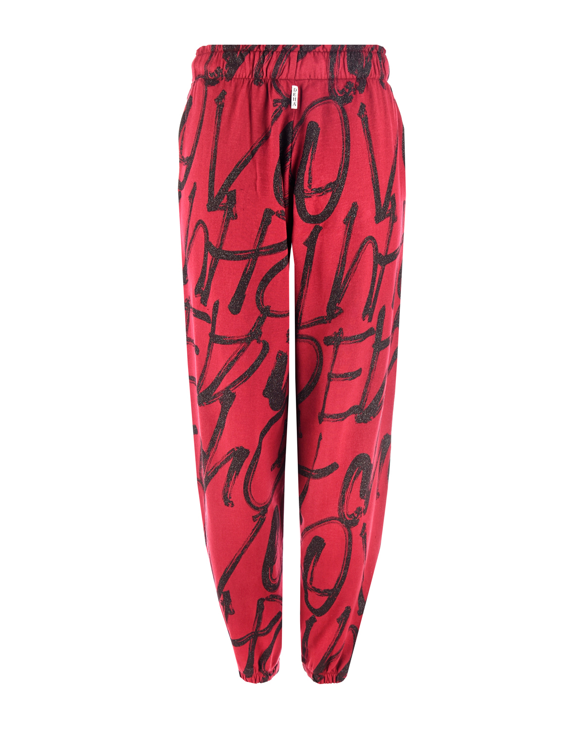 Комплект: худи и брюки Deha, размер 40, цвет бордовый - фото 5