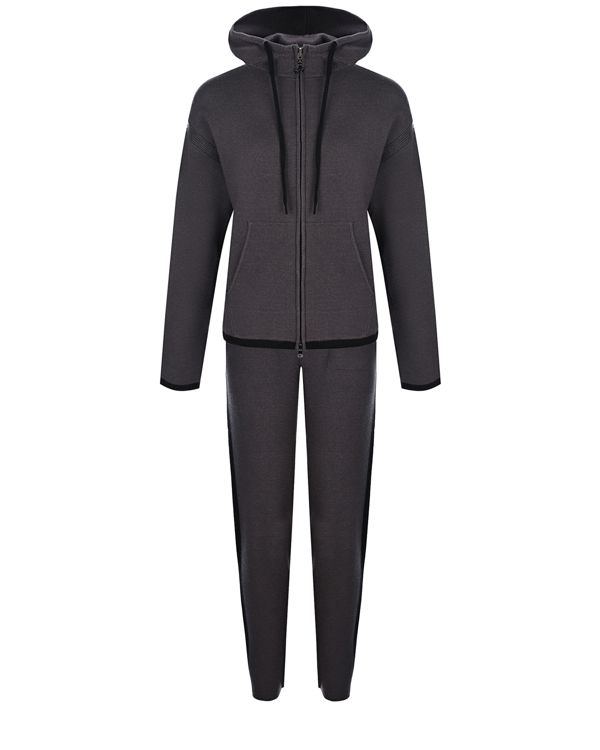 Комплект: спортивная куртка и брюки, серый Deha, размер 44 - фото 1
