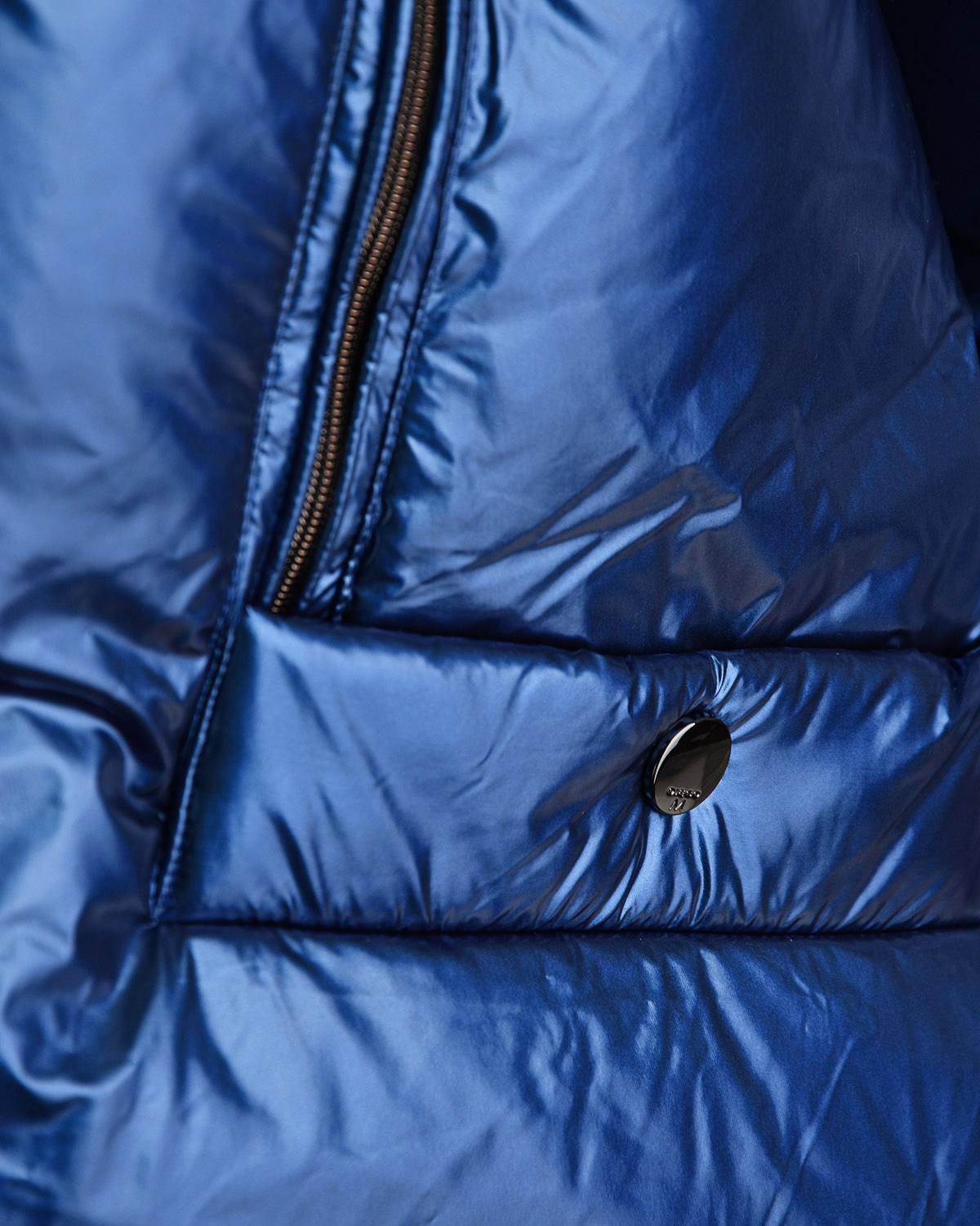 Синяя куртка-трансформер с капюшоном Diego M, размер 38, цвет синий - фото 7