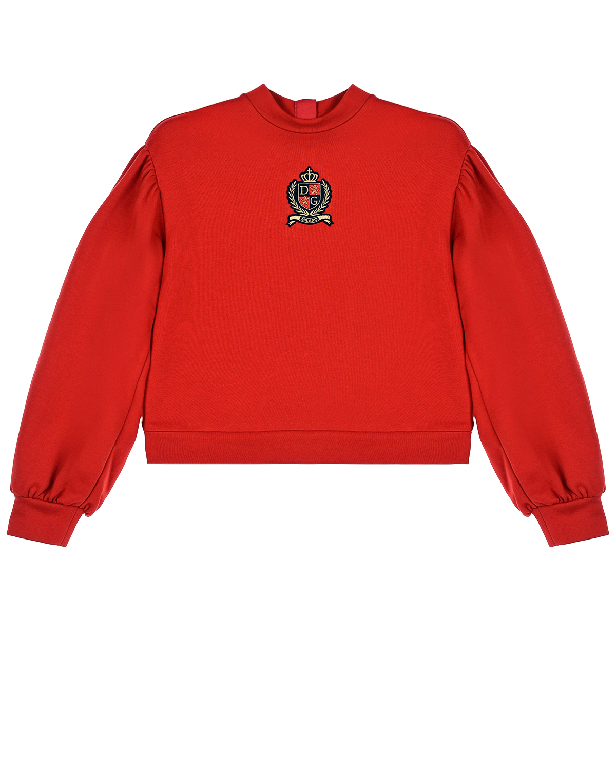 Красный свитшот с гербом Dolce&Gabbana детский