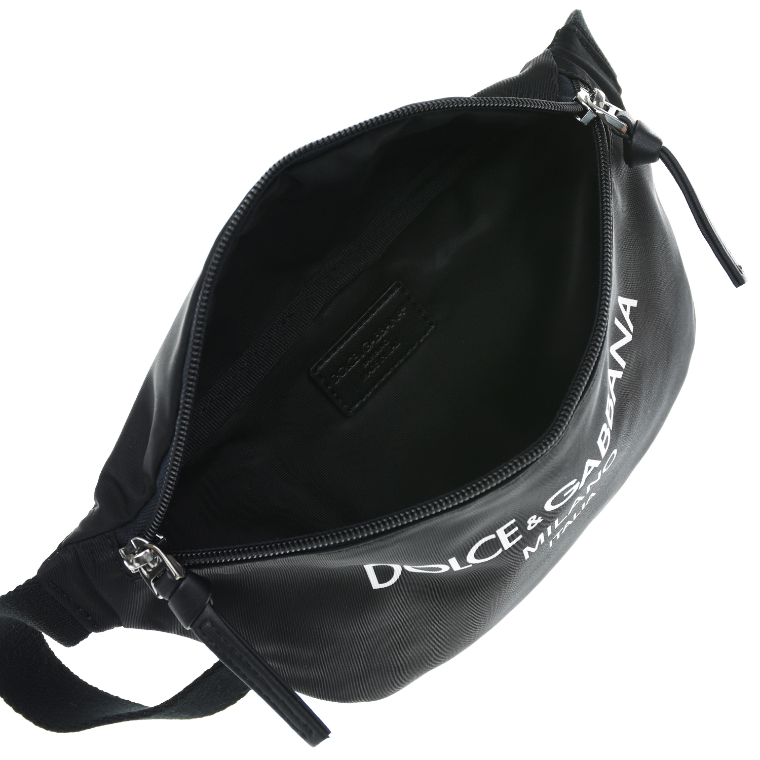 Черная сумка-пояс, 22x12x7 см Dolce&Gabbana детская, размер unica, цвет черный - фото 4