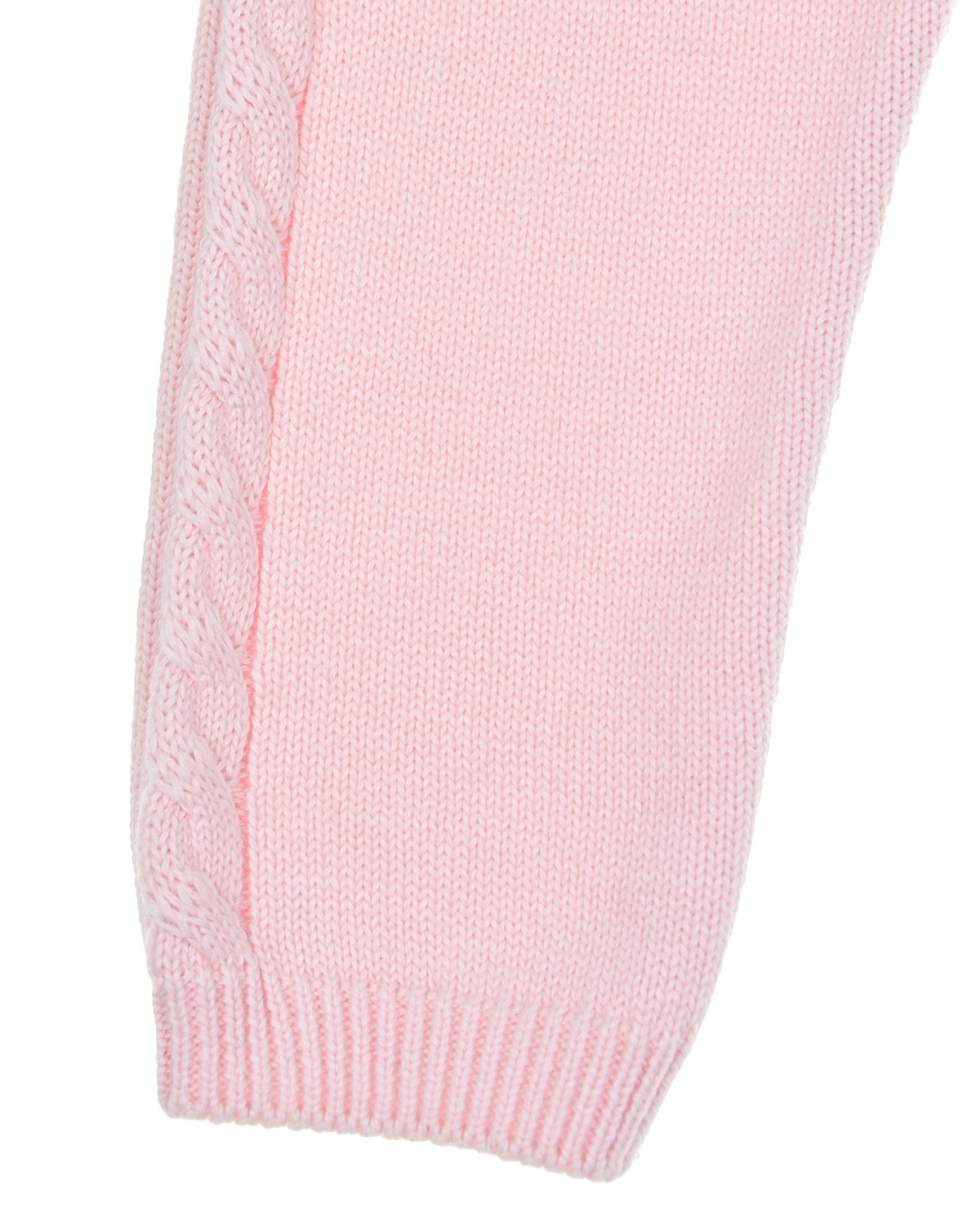 Розовые брюки с лампасами косичкой Fendi детские, размер 92, цвет розовый - фото 4