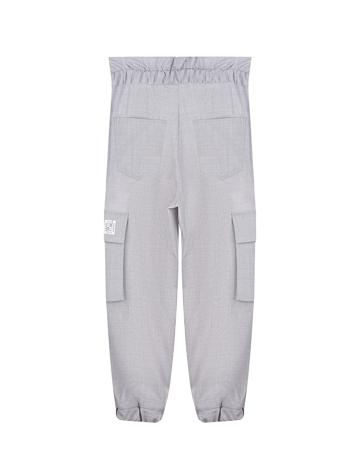 Серые брюки из костюмной ткани Fendi детские, размер 140, цвет серый - фото 3