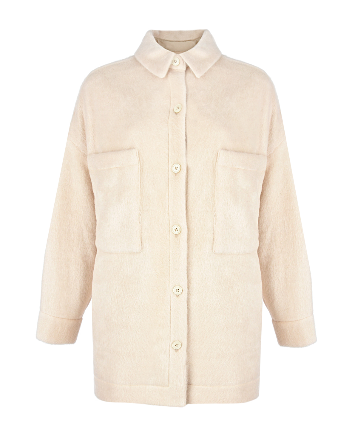 Куртка молочного цвета с вышивкой Forte dei Marmi Couture, размер 44 - фото 1