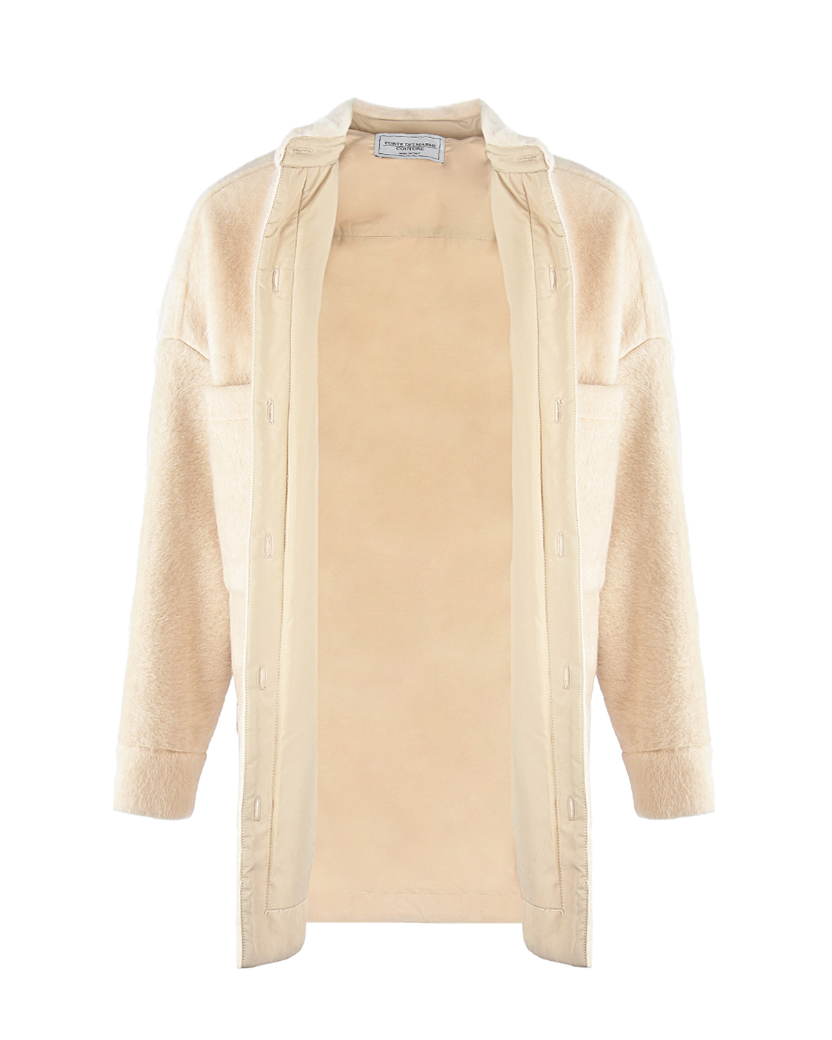 Куртка молочного цвета с вышивкой Forte dei Marmi Couture, размер 44 - фото 4