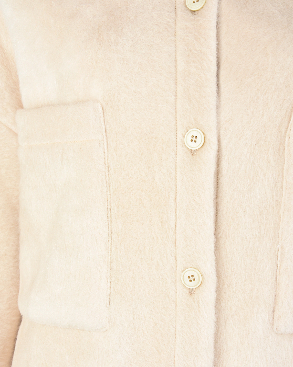 Куртка молочного цвета с вышивкой Forte dei Marmi Couture, размер 44 - фото 6