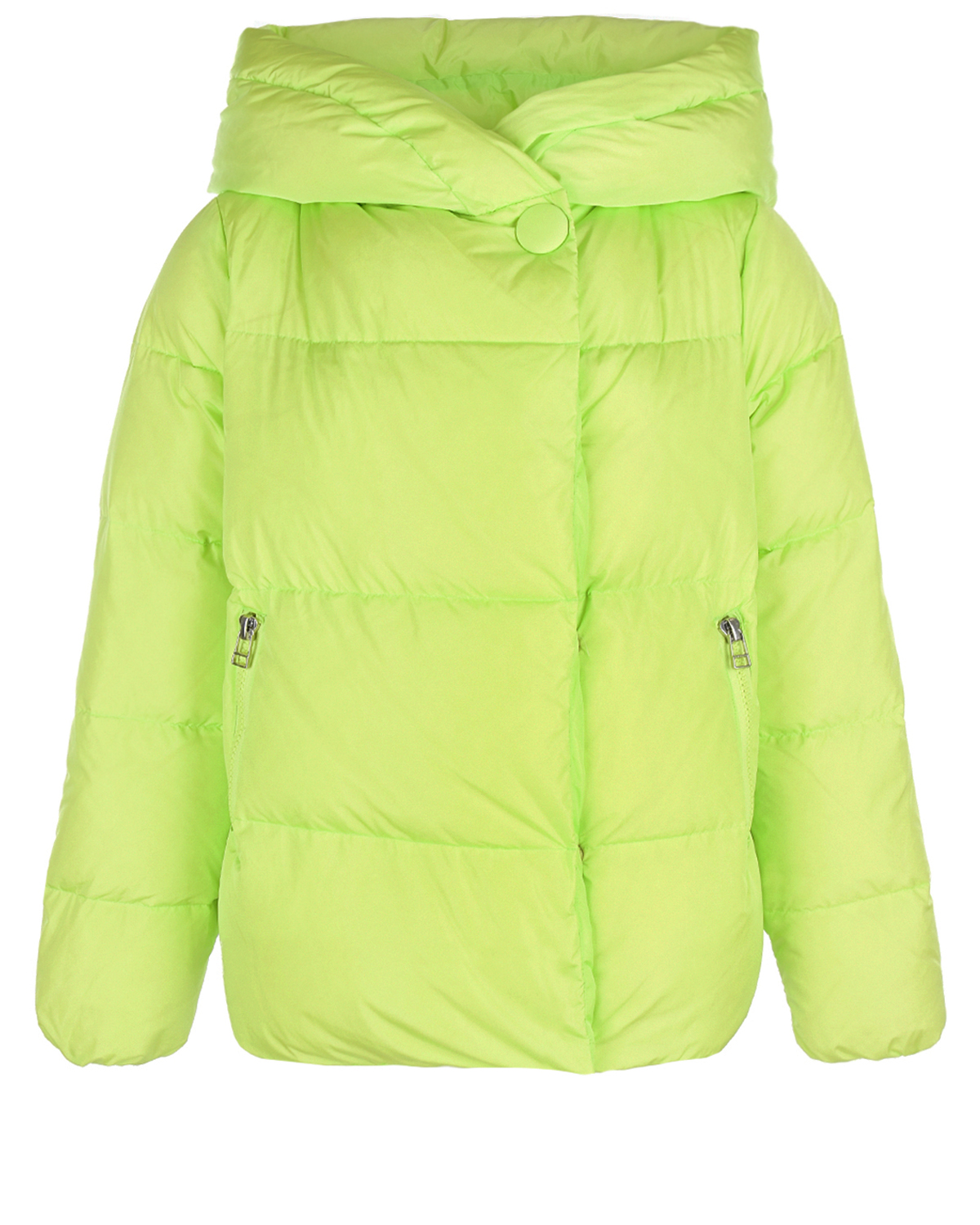 Зеленая куртка-пуховик Freedomday, размер 40, цвет салатовый - фото 1