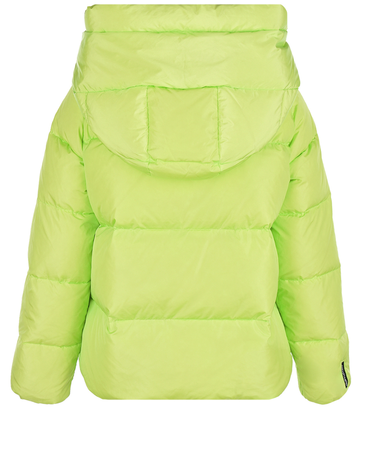 Зеленая куртка-пуховик Freedomday, размер 40, цвет салатовый - фото 3