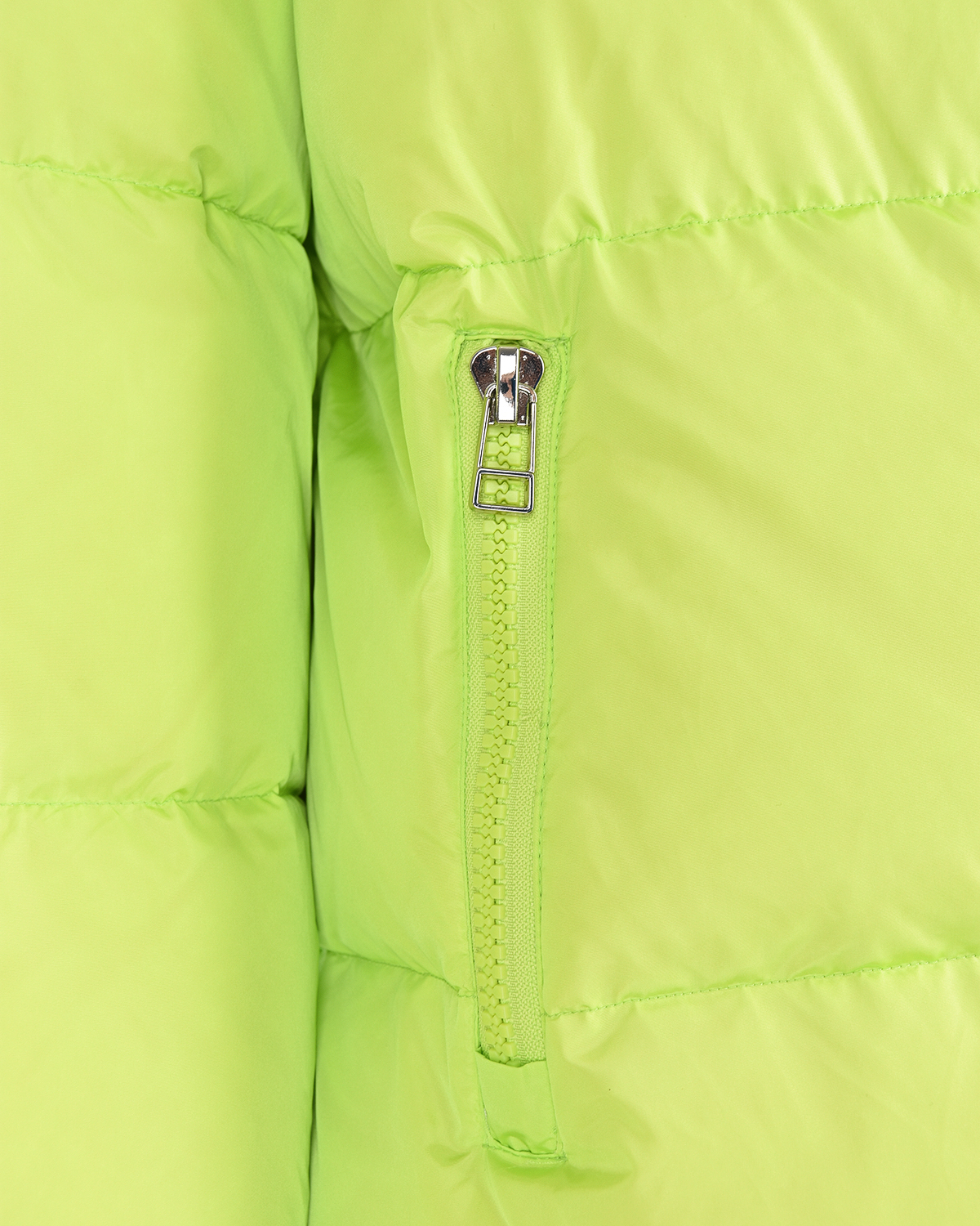 Зеленая куртка-пуховик Freedomday, размер 40, цвет салатовый - фото 4