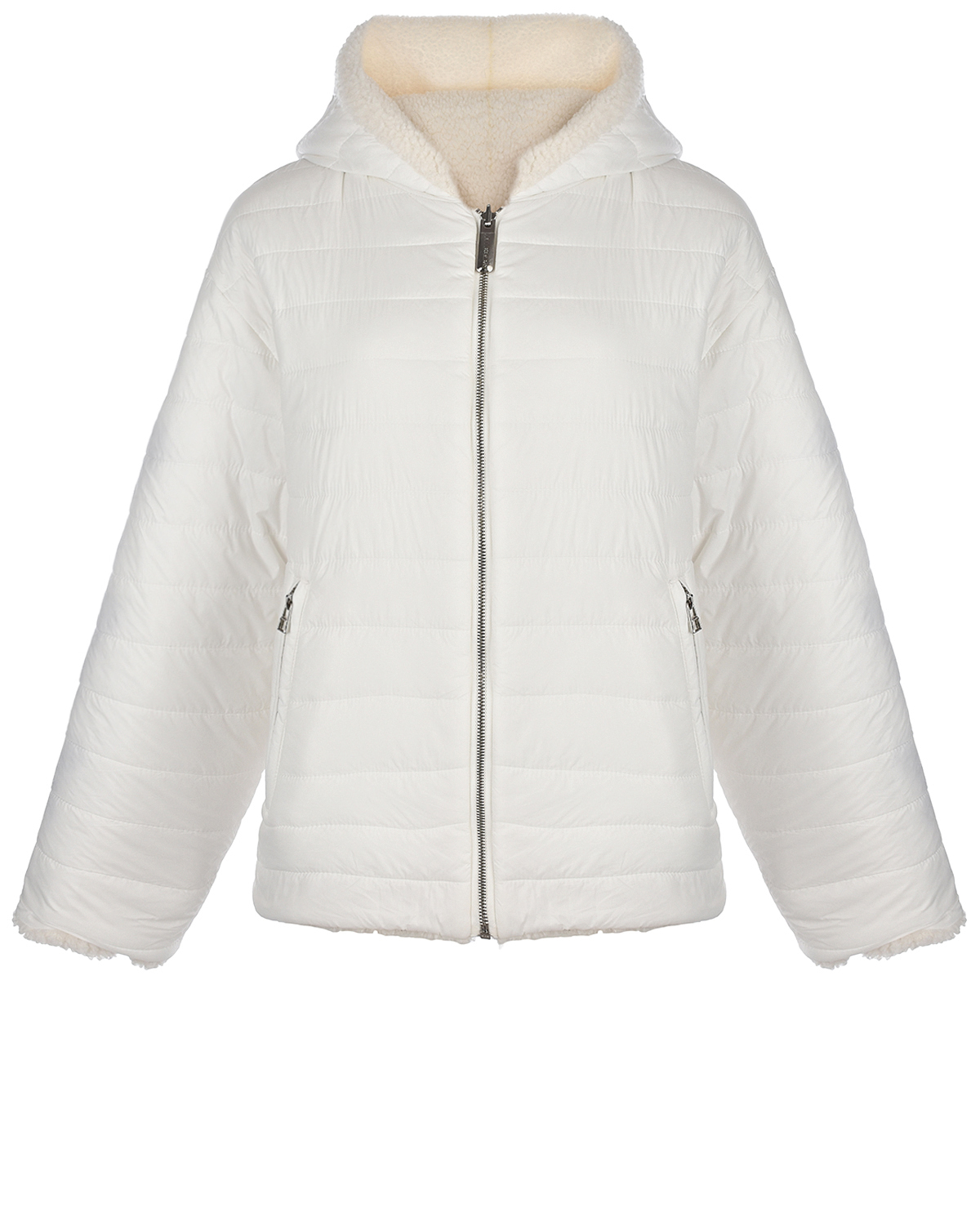 Двухсторонняя белая куртка Freedomday, размер 42, цвет белый - фото 2
