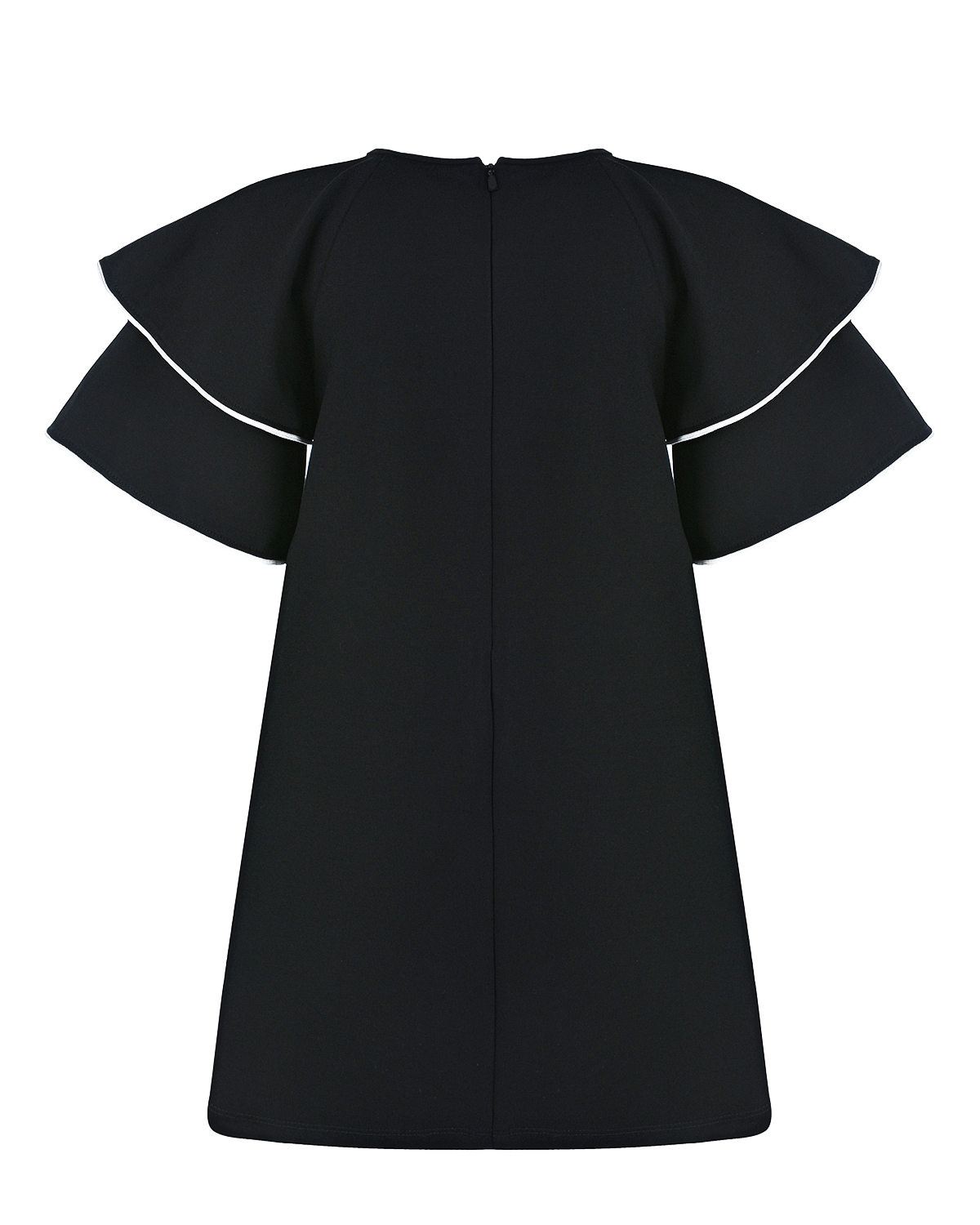 Черное платье с рукавами-воланами Givenchy детское, размер 128, цвет черный - фото 2