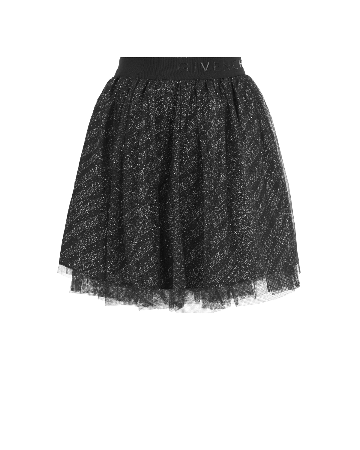 Черная юбка из фатина Givenchy детская, размер 116, цвет черный - фото 1
