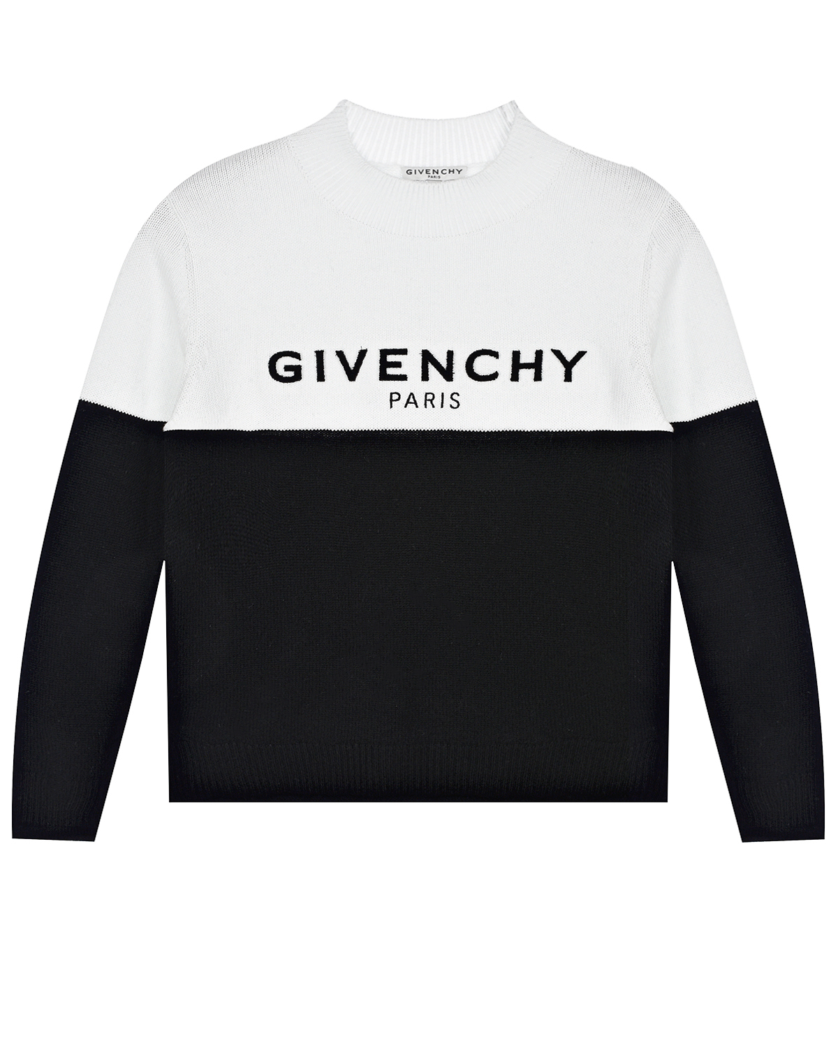 Черно-белый джемпер с логотипом Givenchy детское