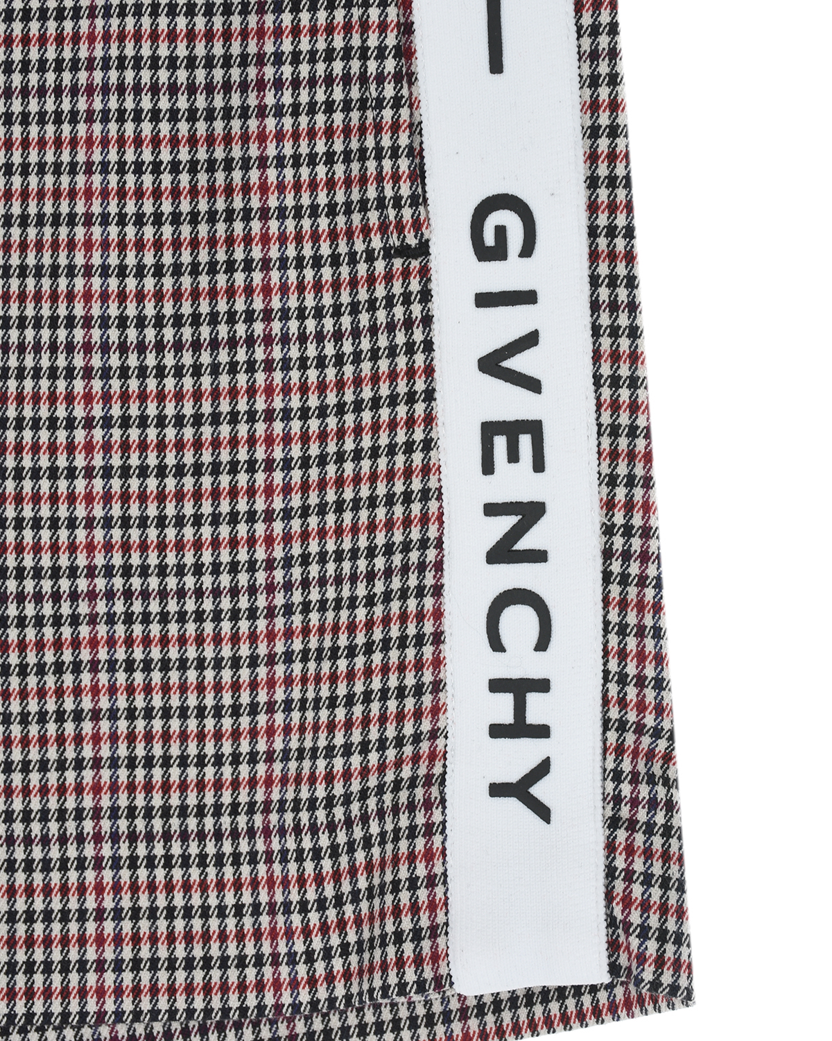 Юбка-шорты в мелкую клетку Givenchy детская, размер 140, цвет мультиколор - фото 5
