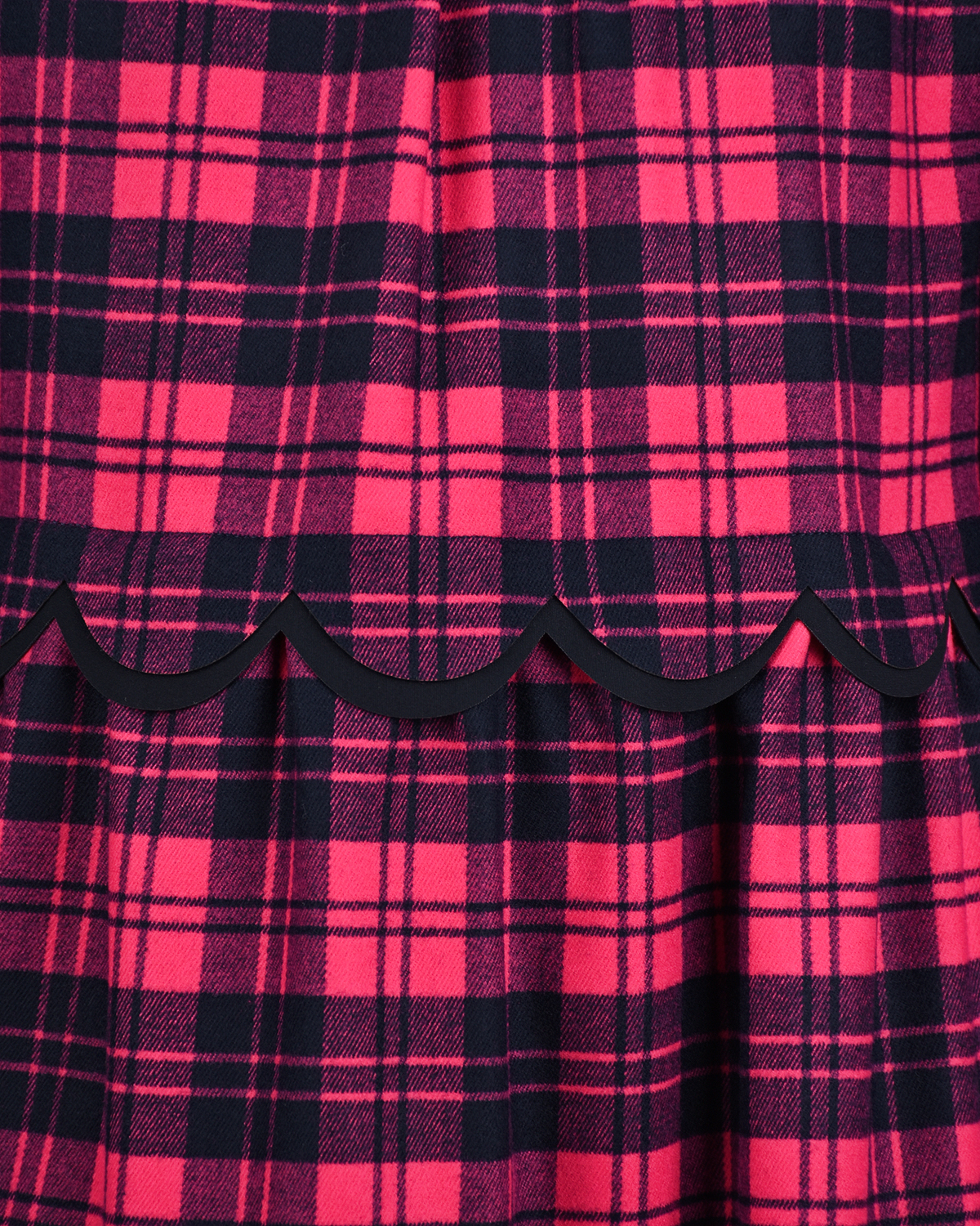 Платье цвета фуксии в клетку IL Gufo детское, размер 98 - фото 3