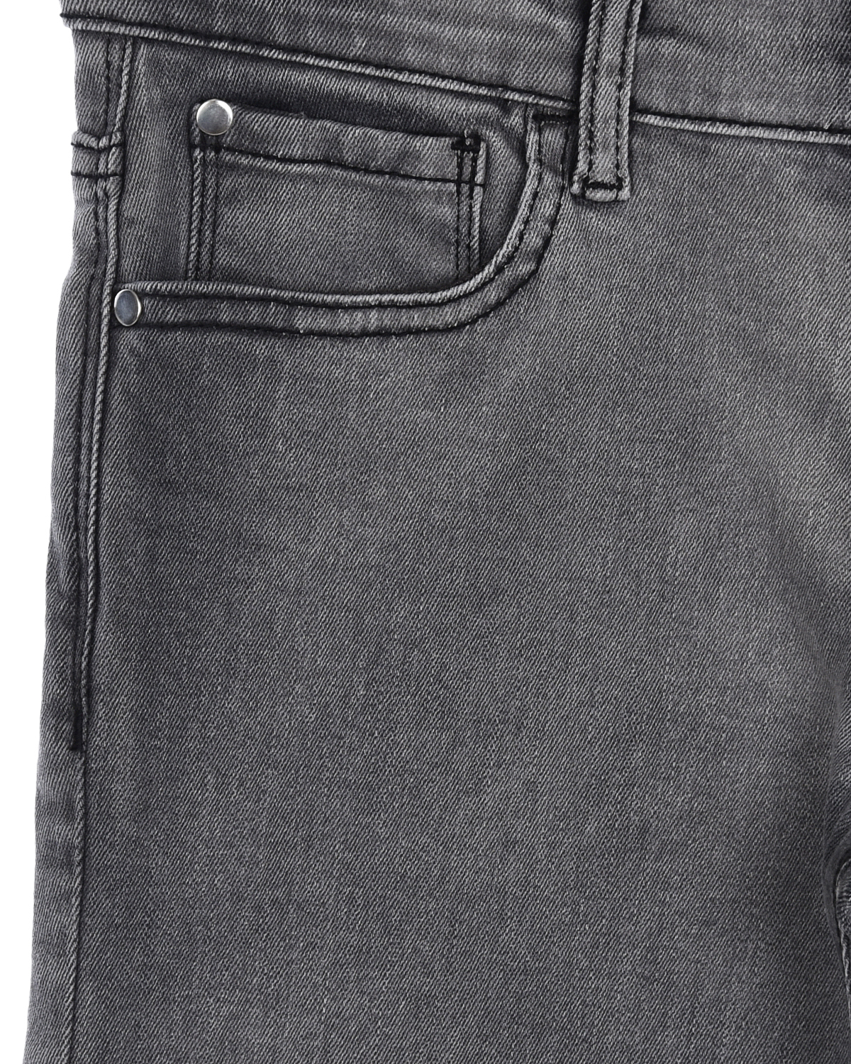 Серые узкие джинсы Its in my jeans, размер 140, цвет серый - фото 3