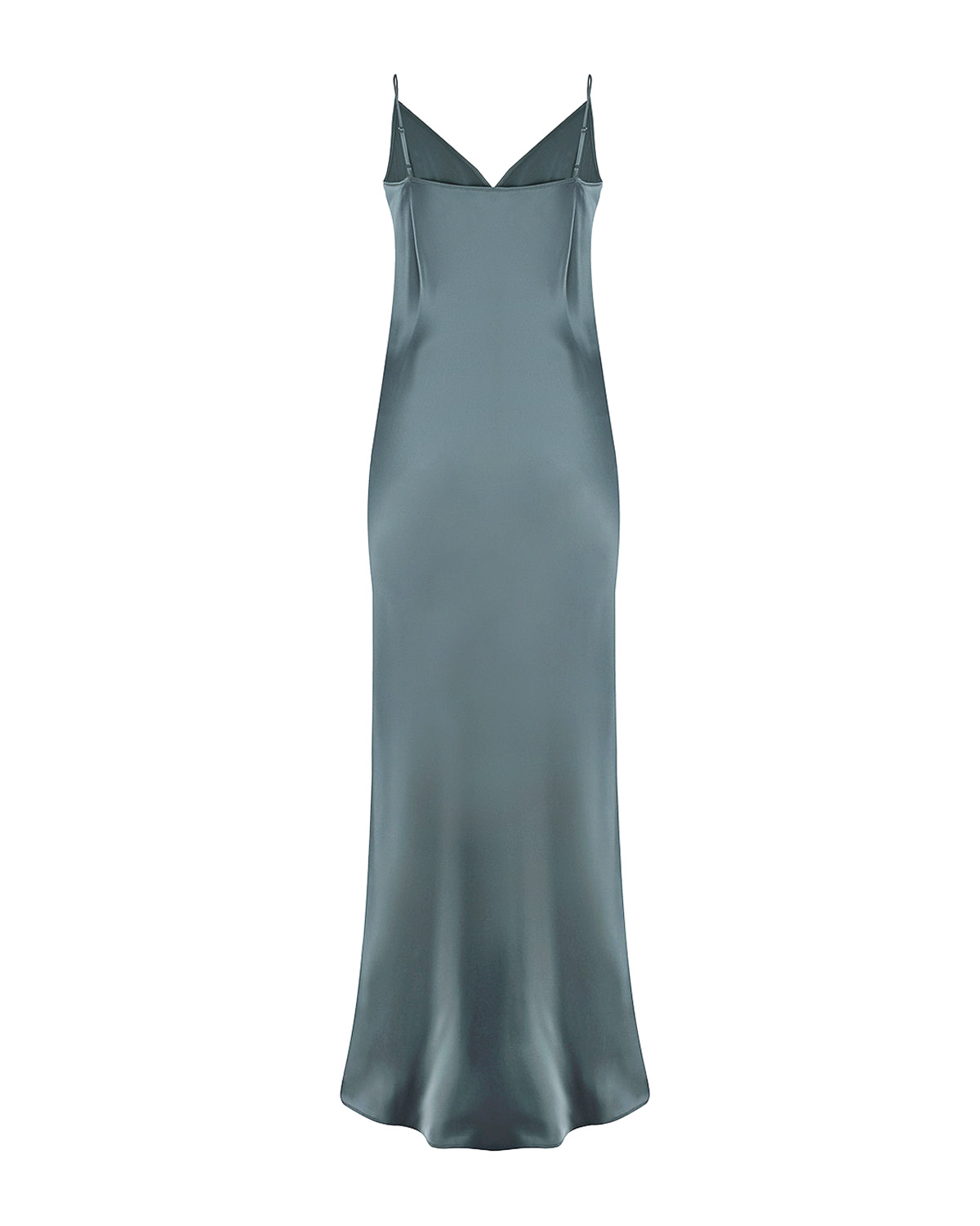 Шелковое платье-комбинация изумрудного цвета Joseph, размер 38 - фото 5