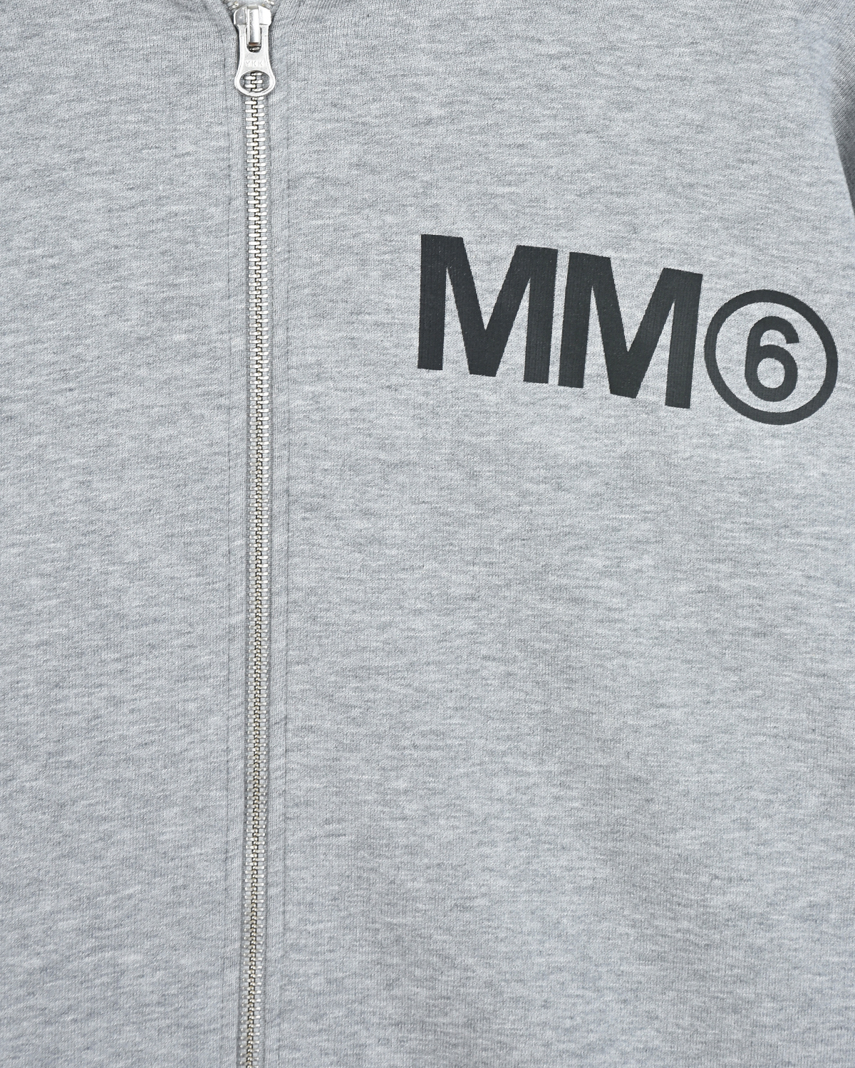 Серая спортивная куртка с капюшоном MM6 Maison Margiela детская, размер 140, цвет серый - фото 3