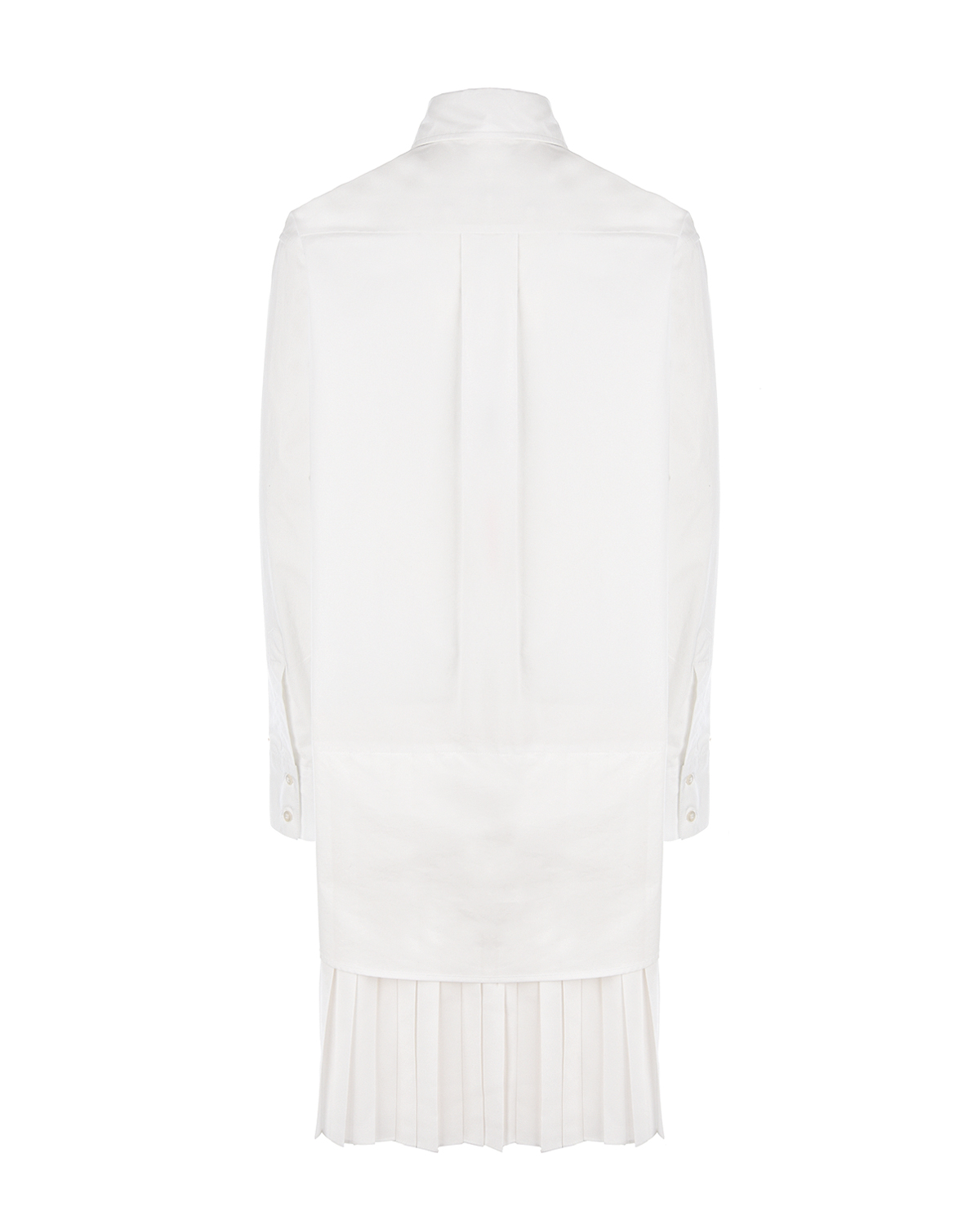 Белое платье-рубашка MM6 Maison Margiela детское, размер 140, цвет белый - фото 2