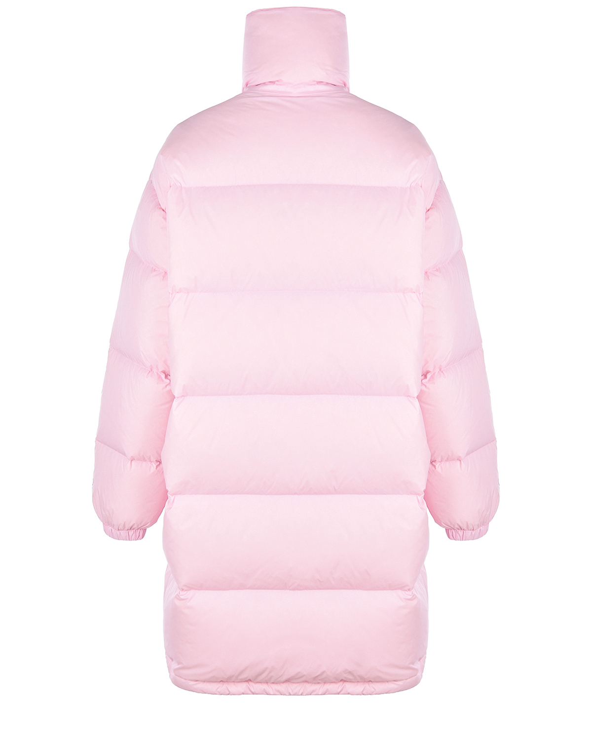 Удлиненная розовая куртка-пуховик MSGM, размер 44, цвет розовый - фото 6